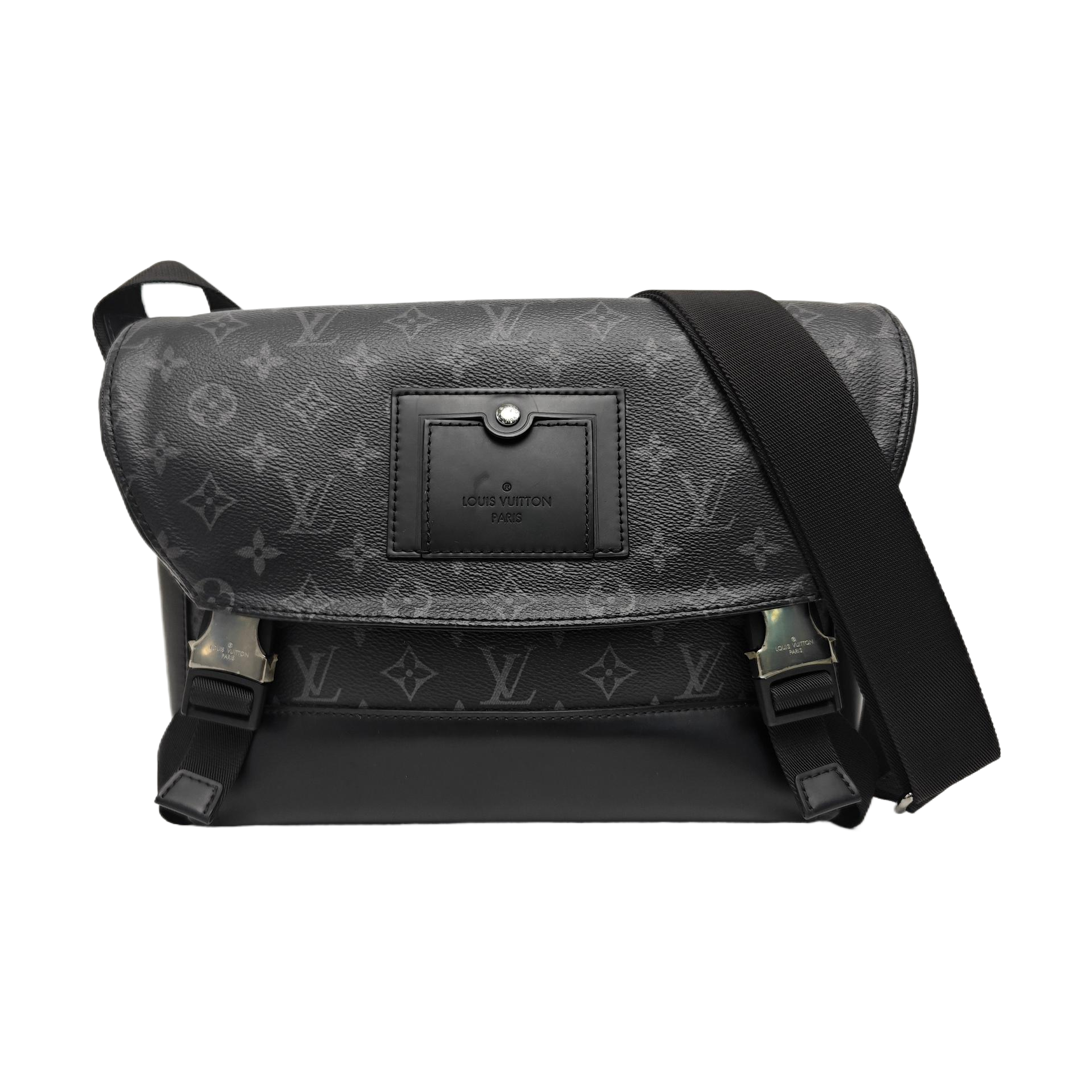 VOYAGER PM Monogram Coated Canvas Black