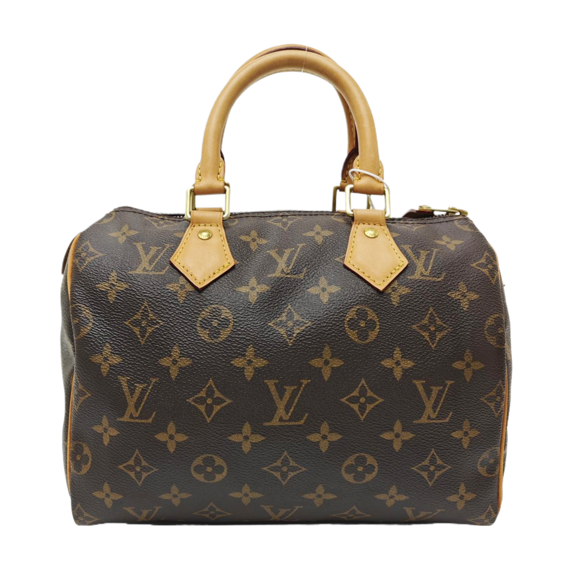SPEEDY 25 Monogram Coated Canvas Brown
