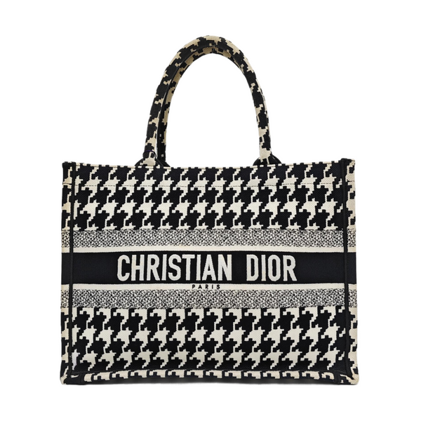 Bolso Tote Mediano de Tela Negro