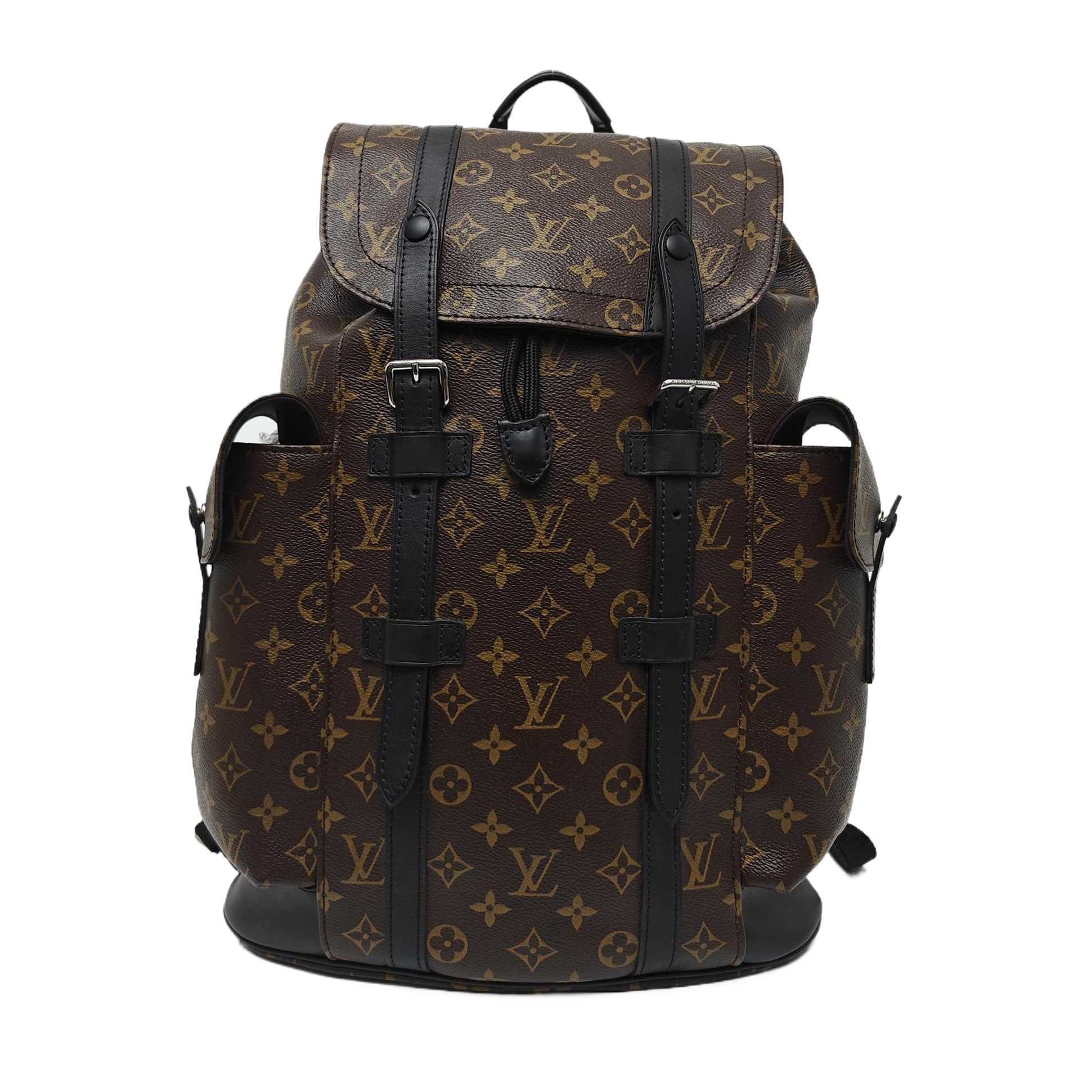 CHRISTOPHER MM Monogram Coated Canvas Brown