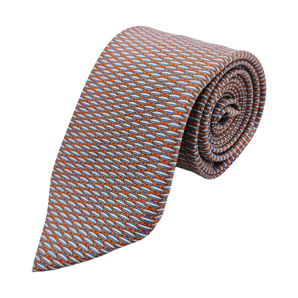 Mulberry Silk Tie Orange
