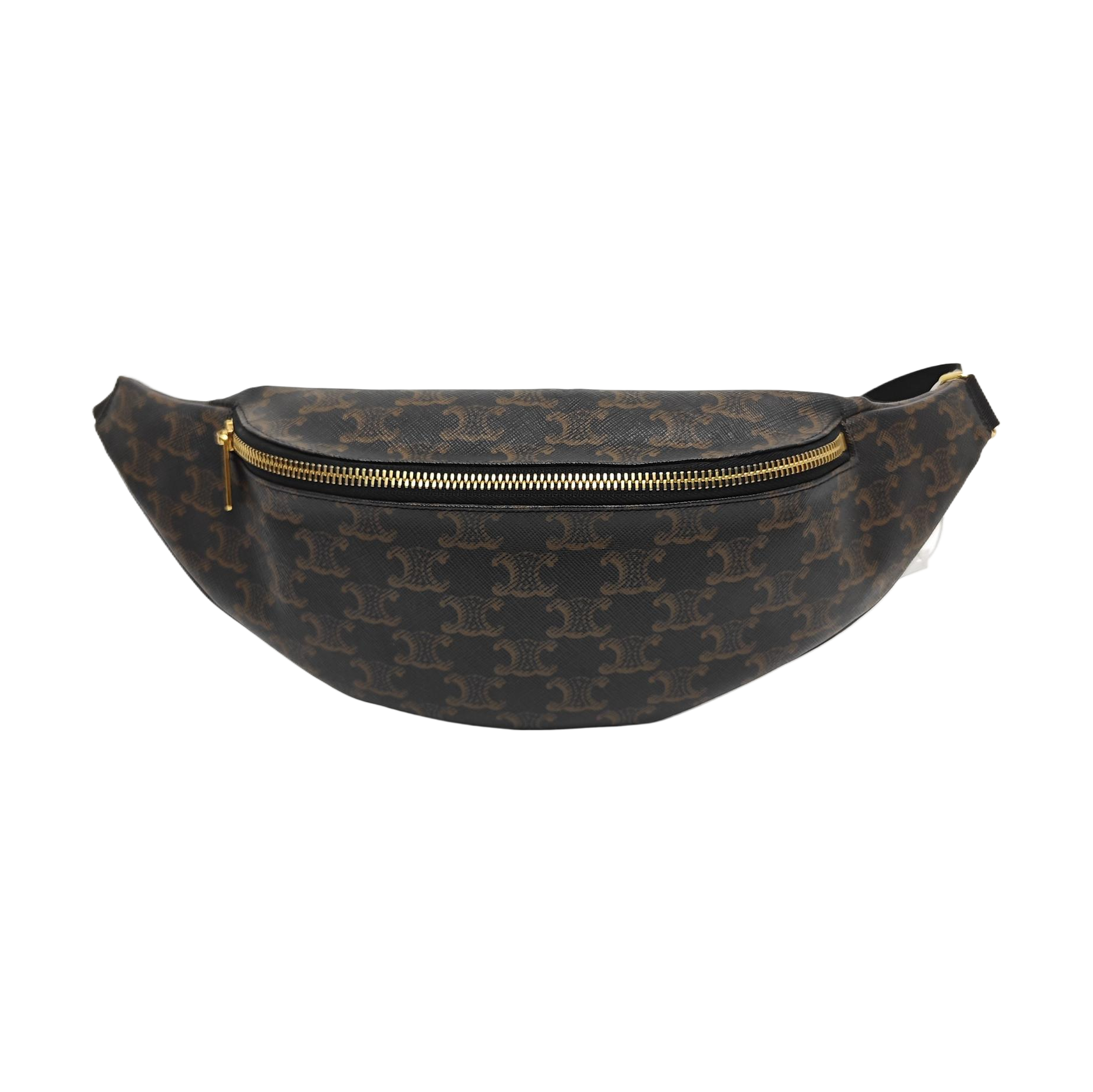 TRIOMPHE CANVAS Large Coated Canvas Black
