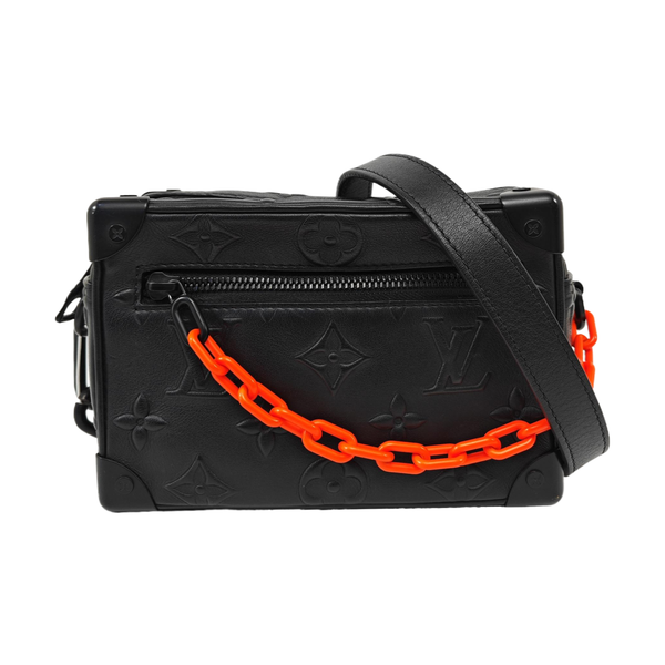 SOFT TRUNK Mini Calfskin Black