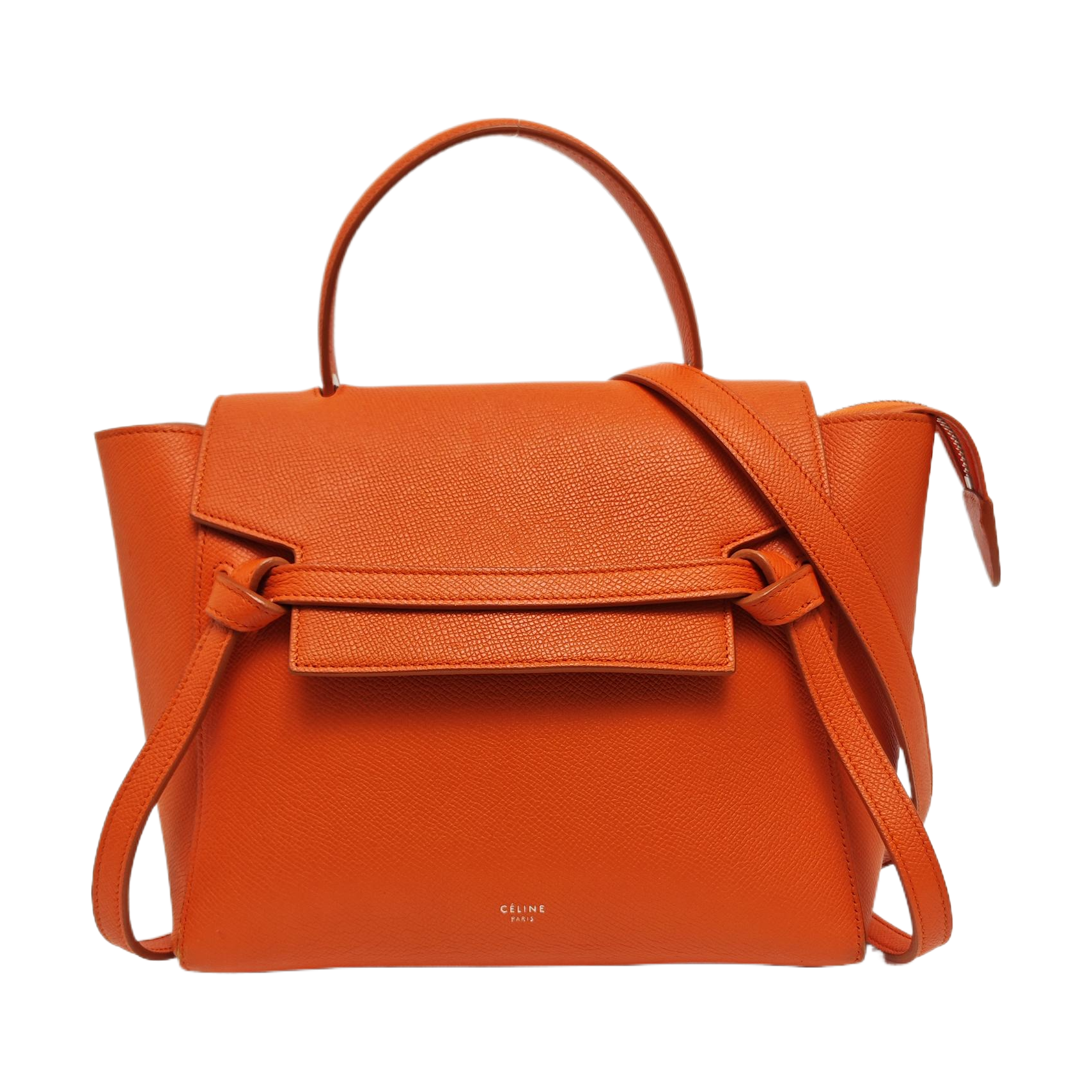 BELT Micro Calfskin Orange