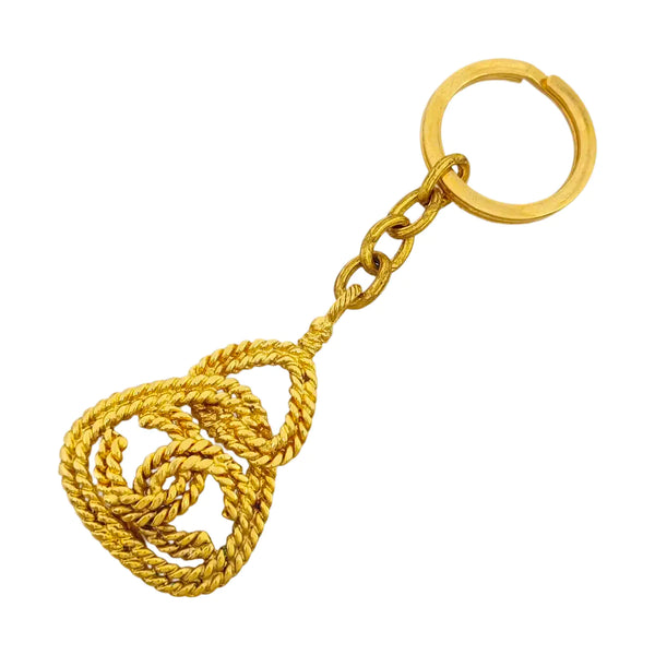 Metal Bag Charm Gold