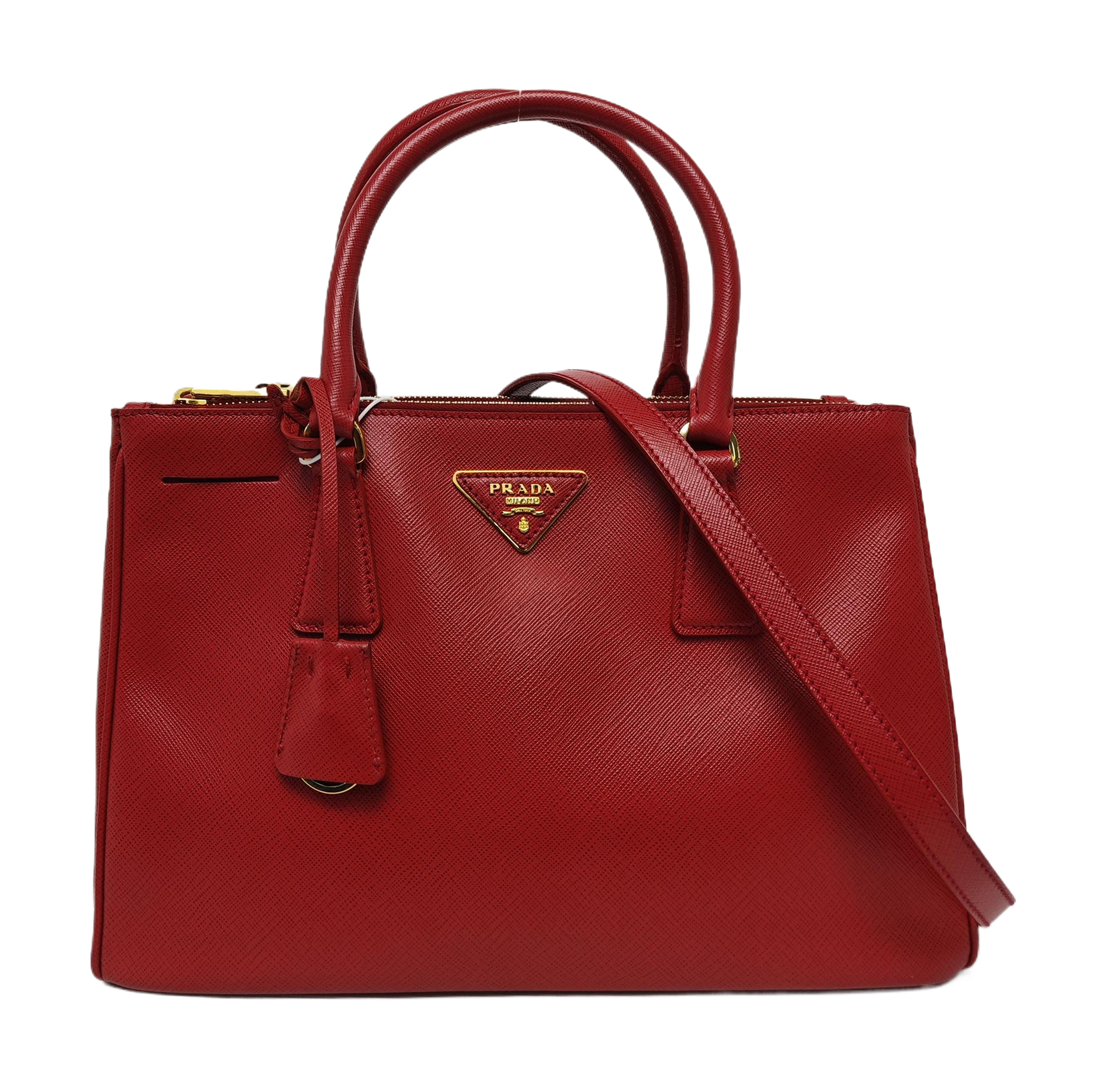 Galleria Medium Calfskin Red