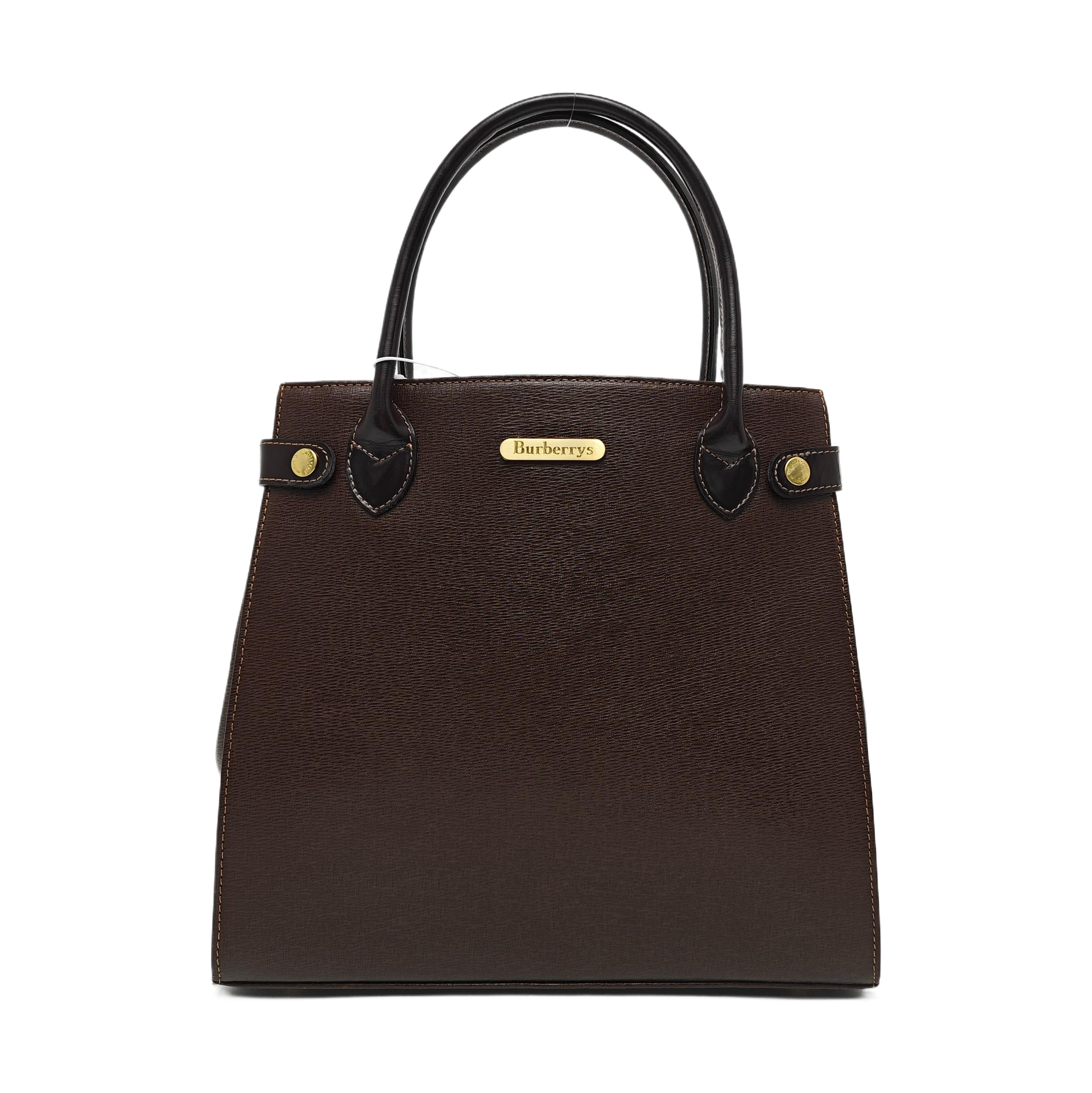 Calfskin Tote Bag Brown