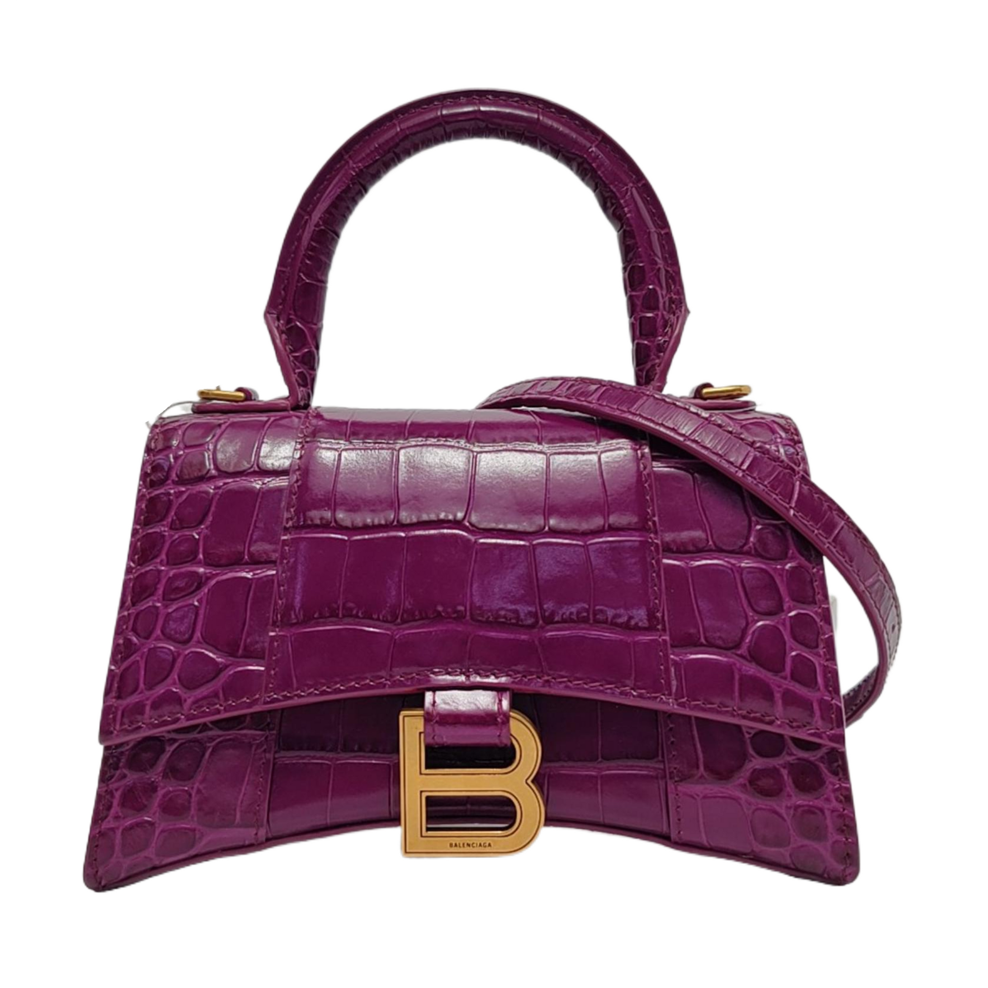 Hourglass XS Calfskin Purple
