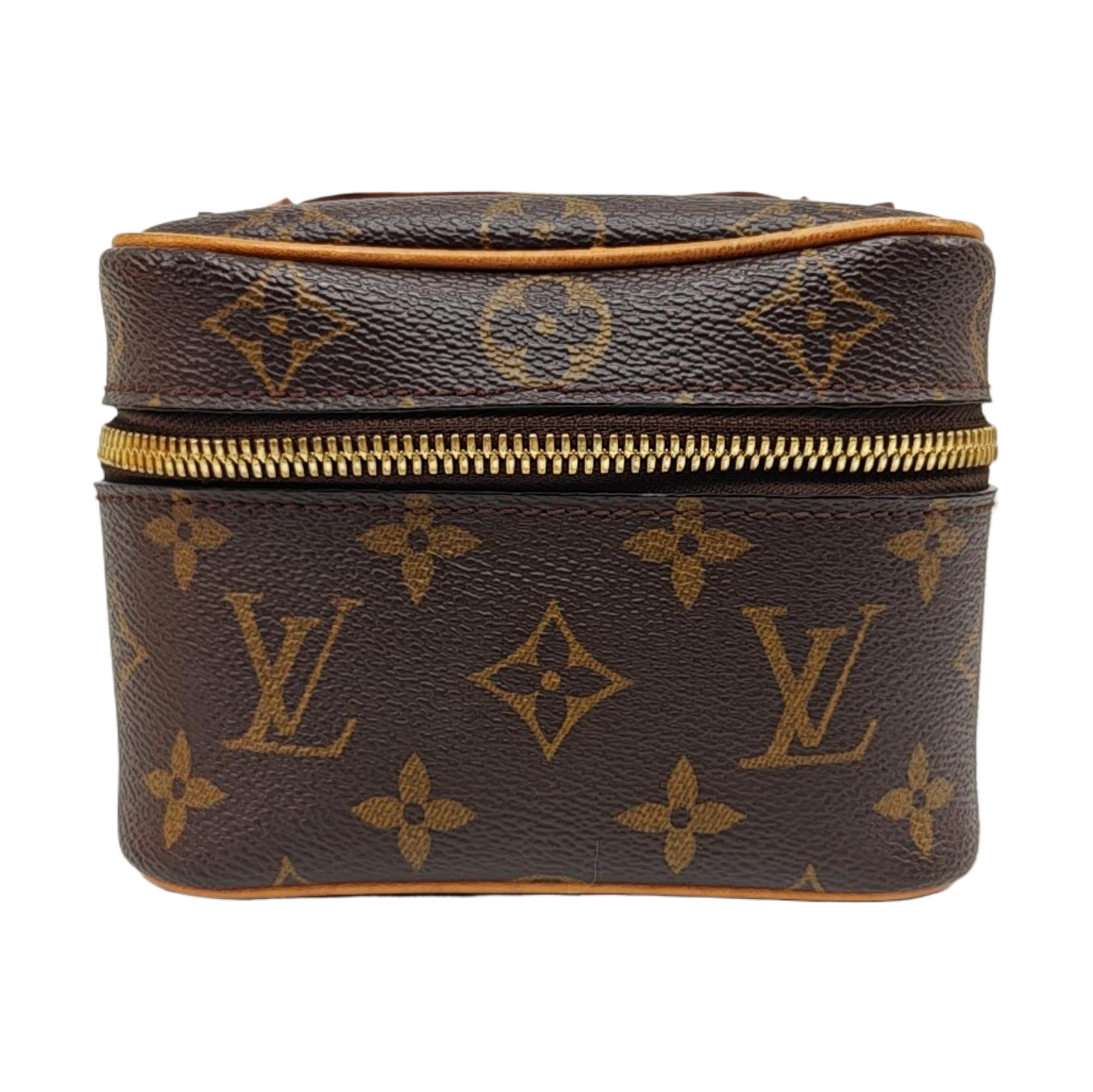 NICE Super Mini Monogram Coated Canvas Brown