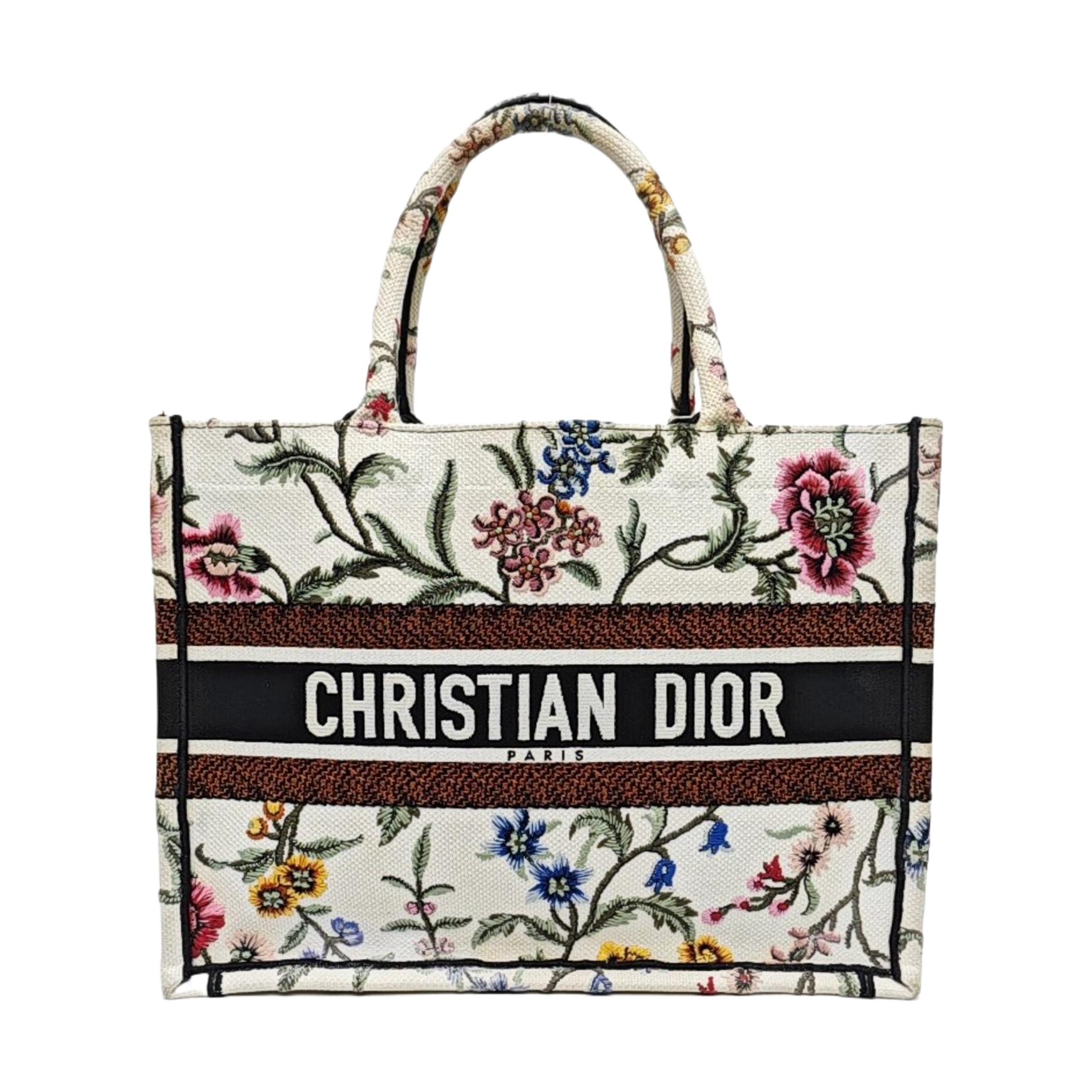 Authenticated pre-owned  Book Tote Medium Canvas Multicolor - Tote Bag at Looply