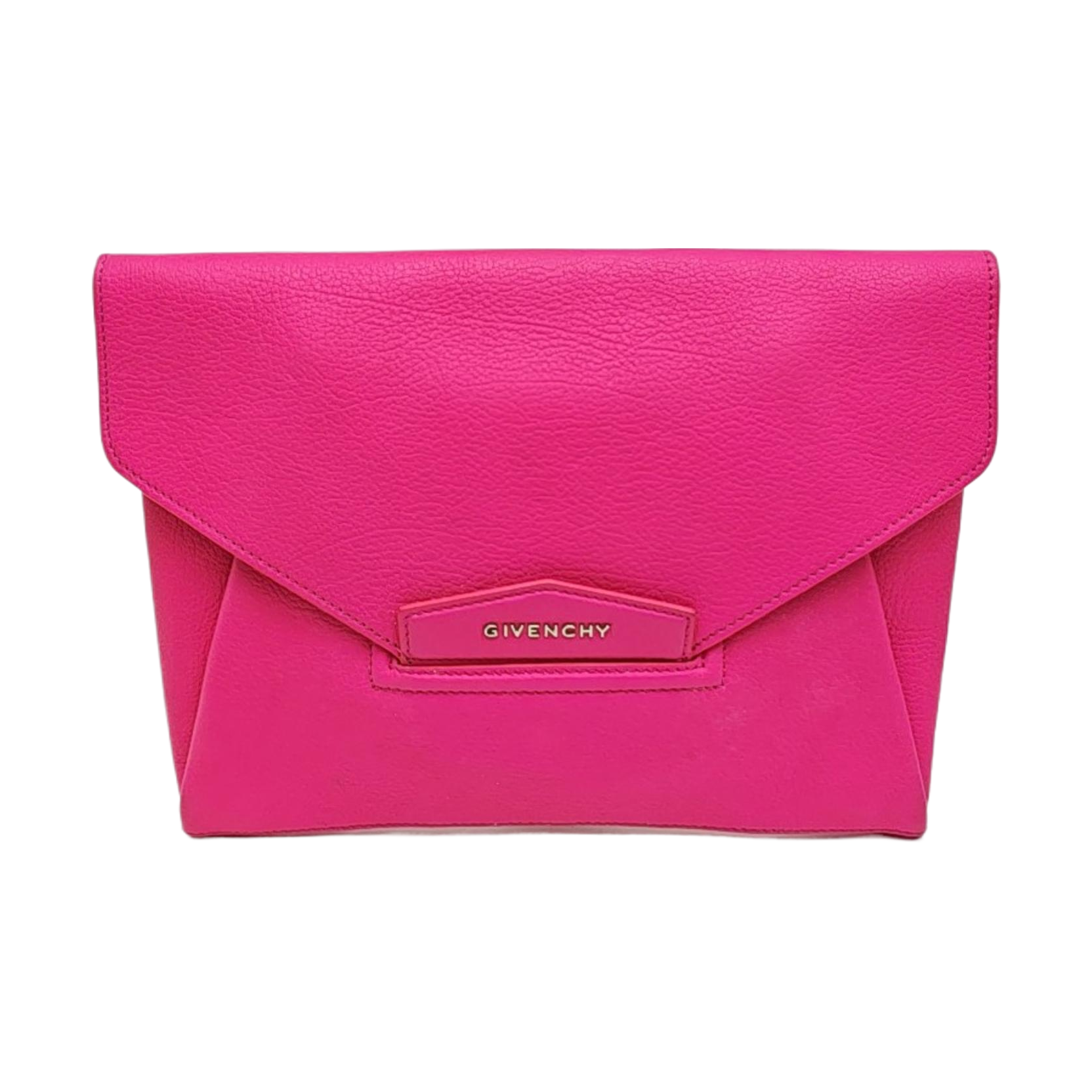 Calfskin Clutch Red