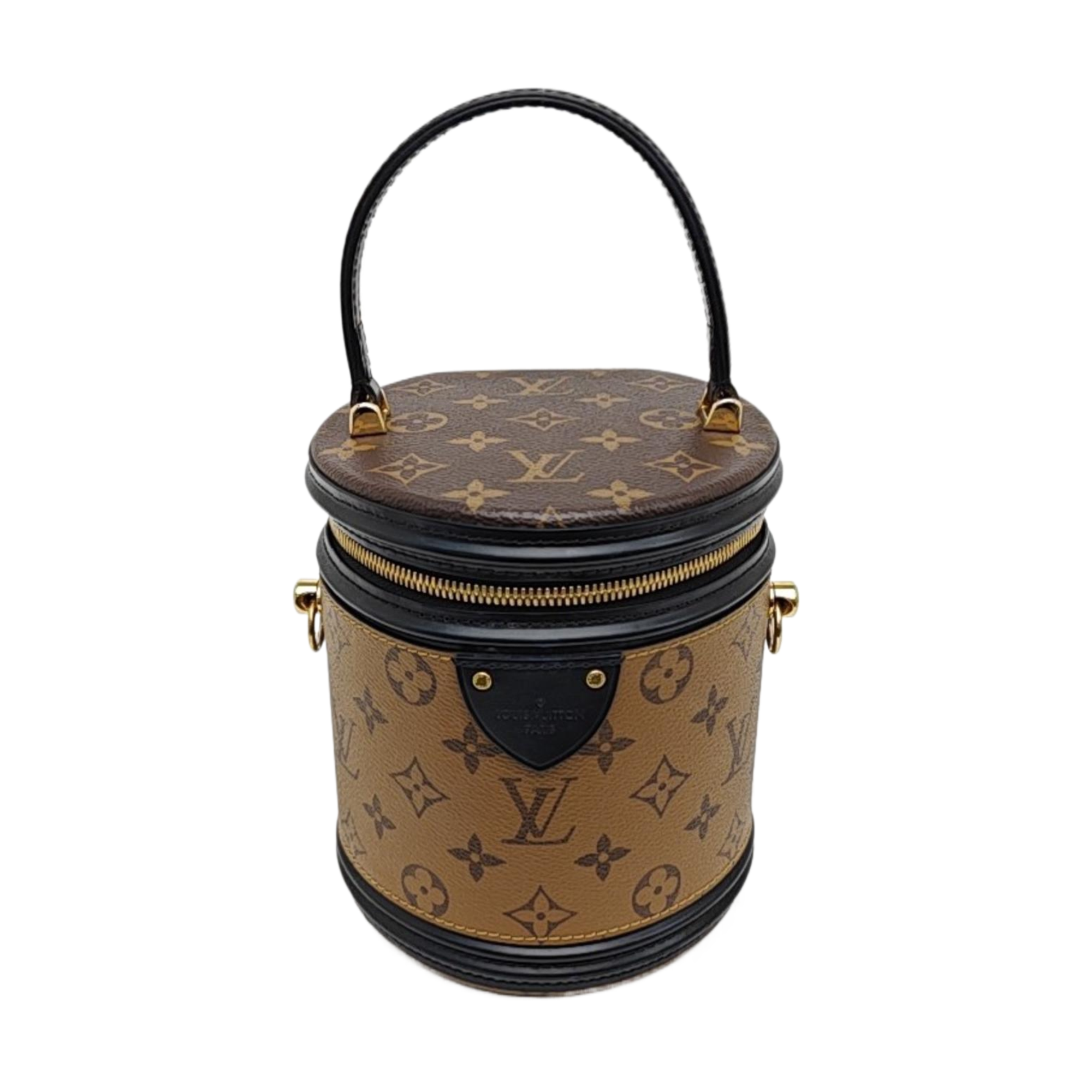 CANNES PM Monogram Coated Canvas Brown