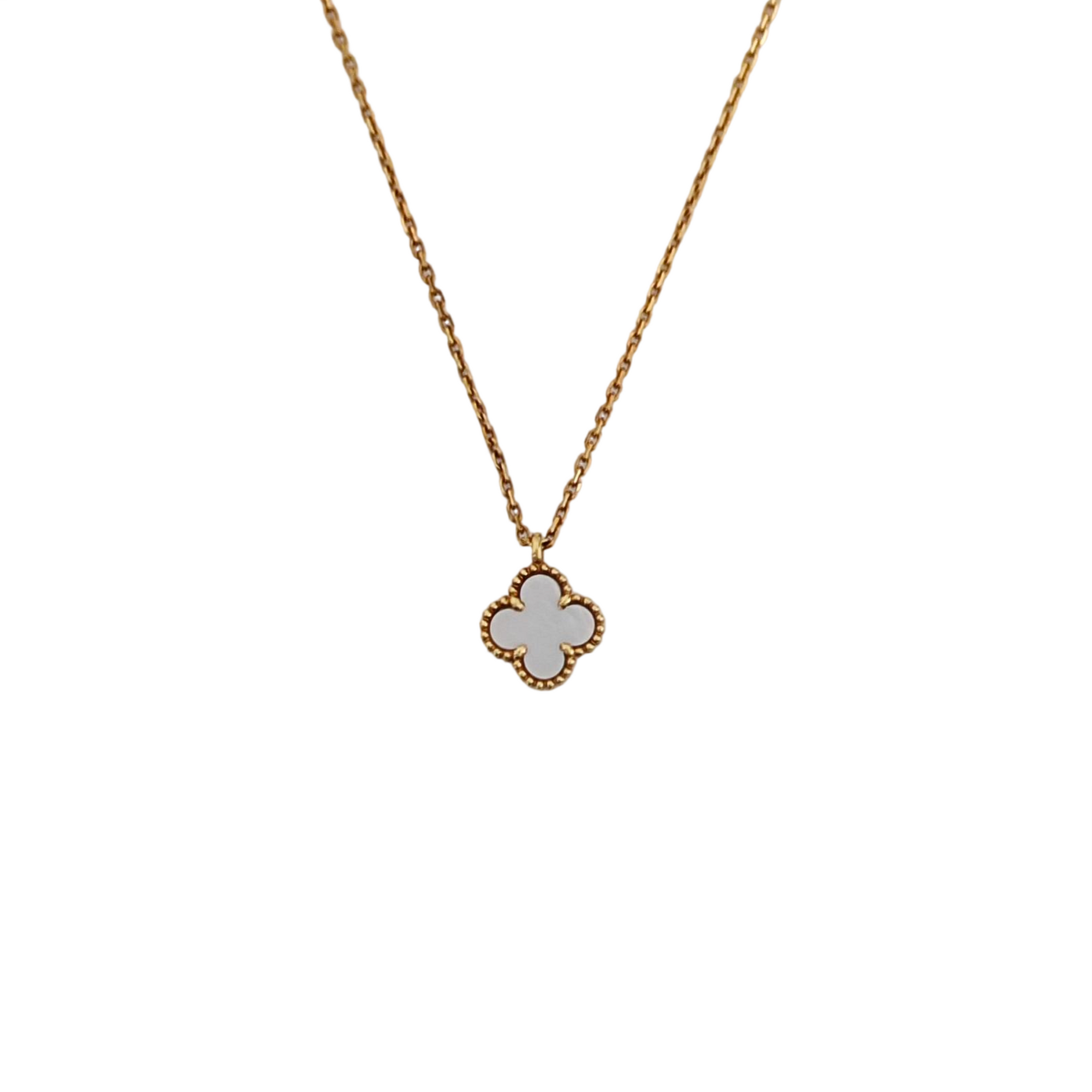 Sweet Alhambra 18k Gold Necklace