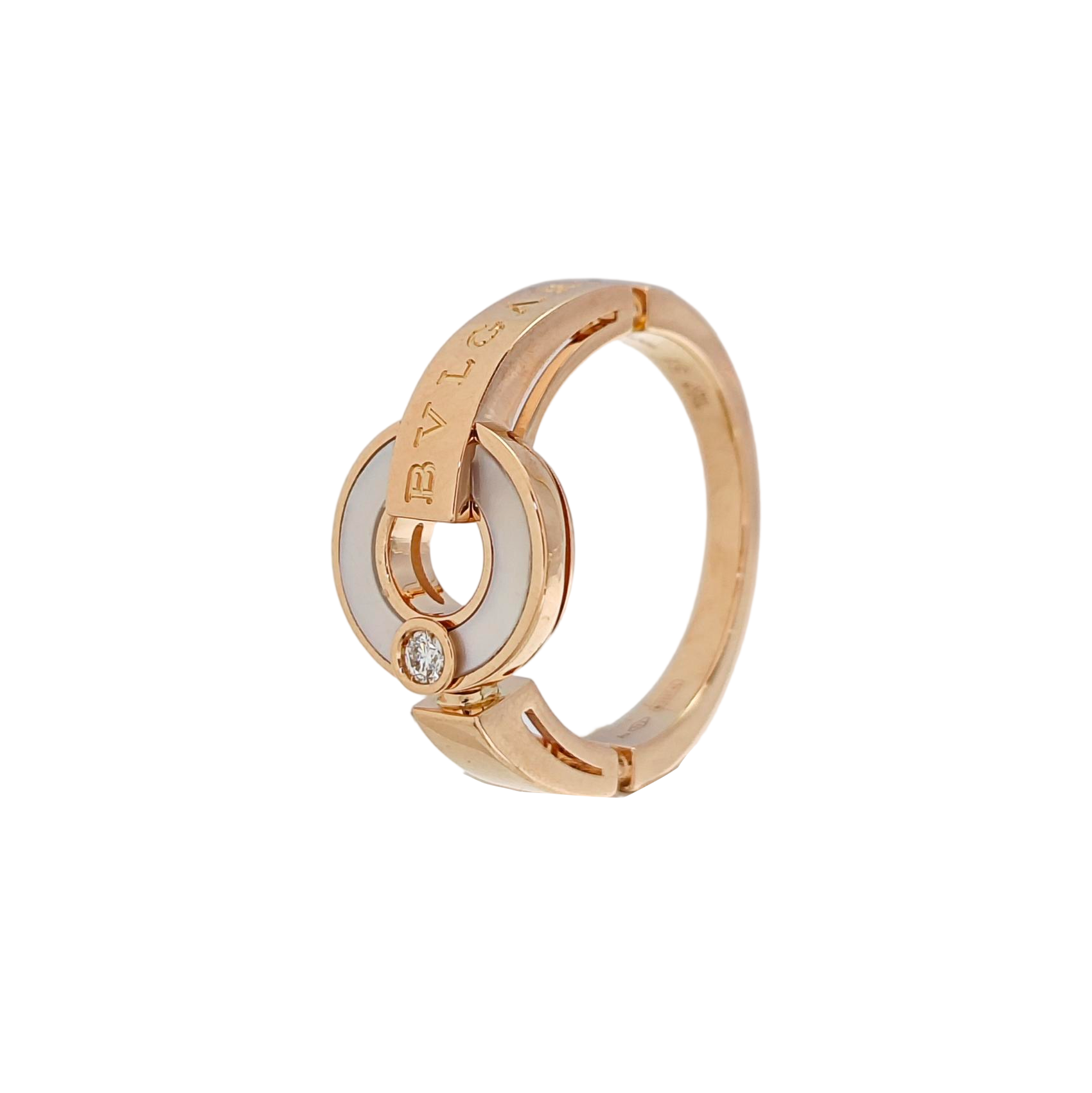 BVLGARI BVLGARI 18k Rose Gold Ring EU 51