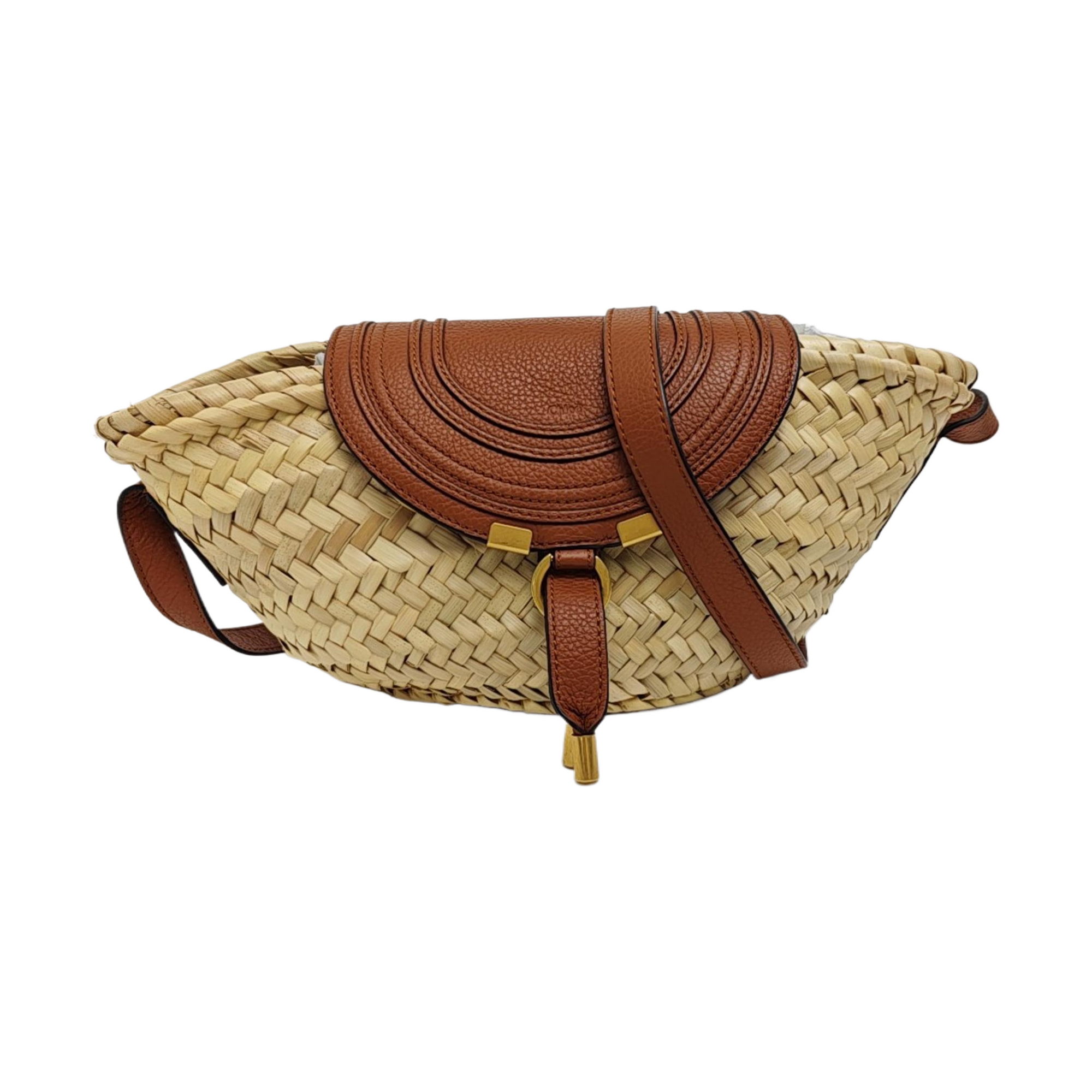 Special Material Shoulder Bag Beige
