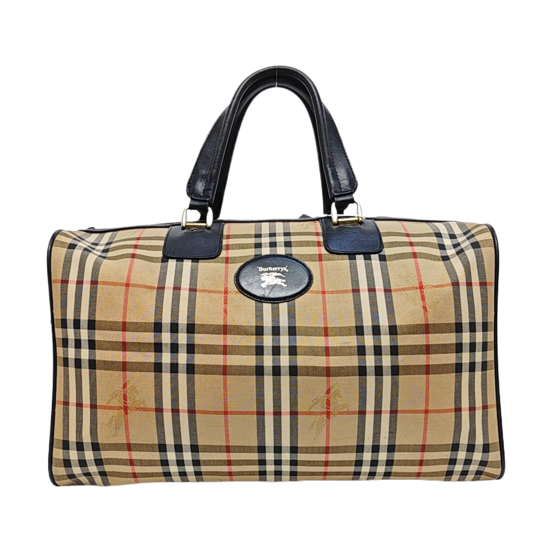 Canvas Top Handle Bag Beige