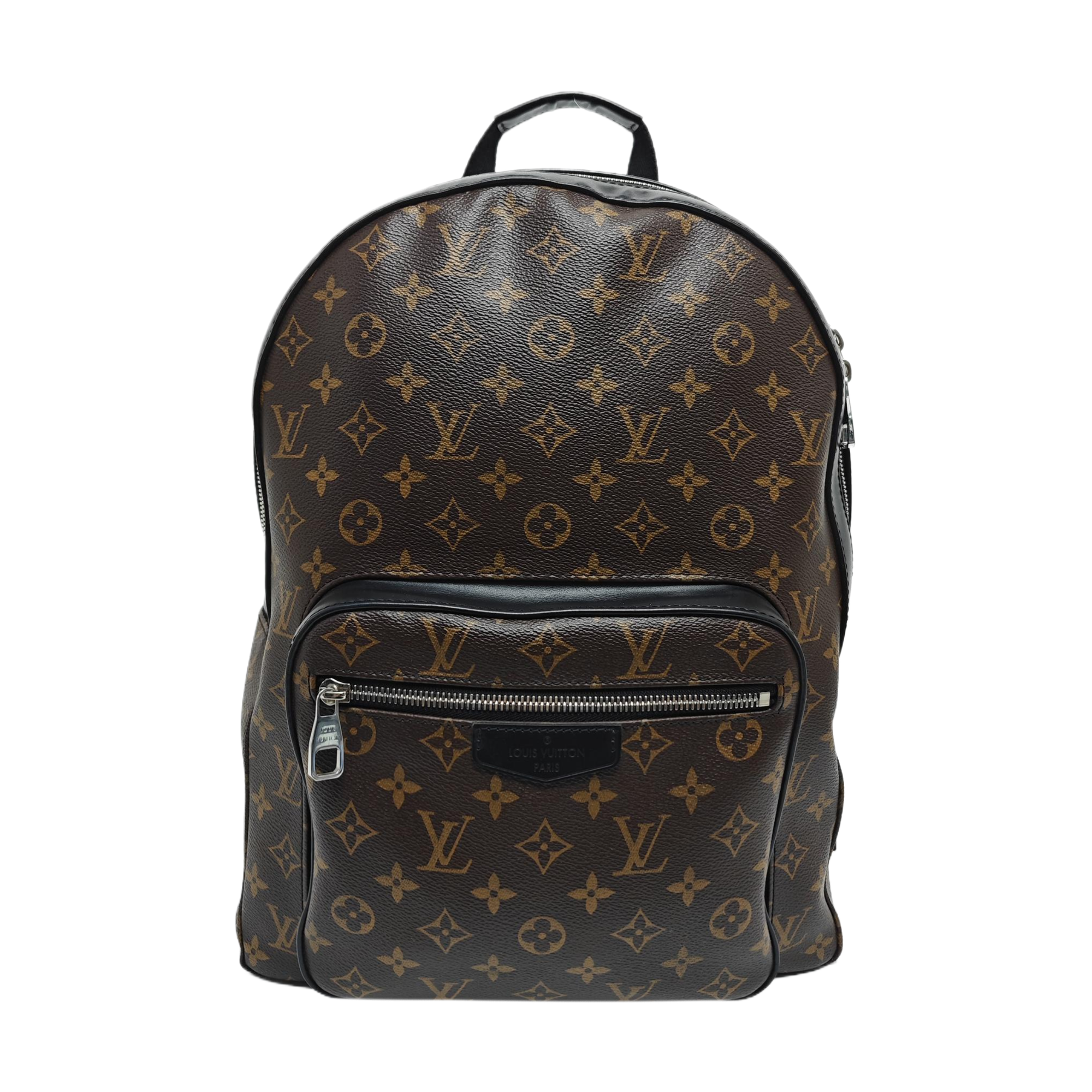 JOSH Monogram Coated Canvas Brown