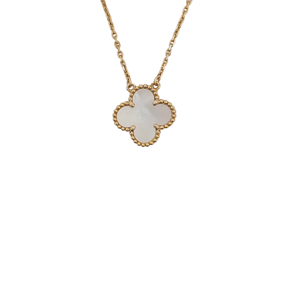 Vintage Alhambra 18k Gold Necklace