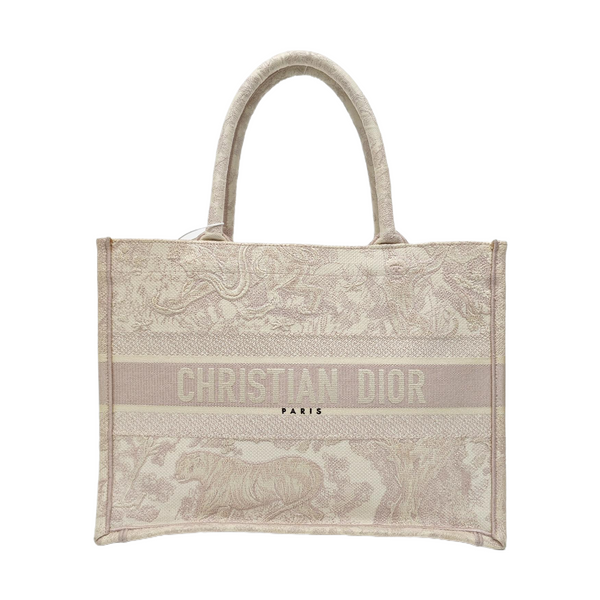 Book Tote Medium Canvas Pink