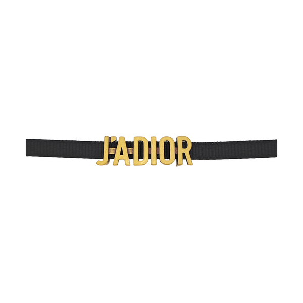 J'adior Metal Black Necklace