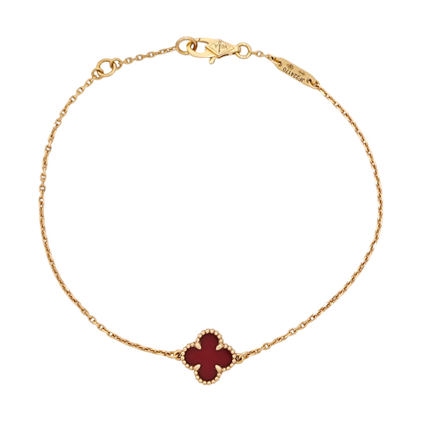 Sweet Alhambra 18k Rose Gold Bracelet