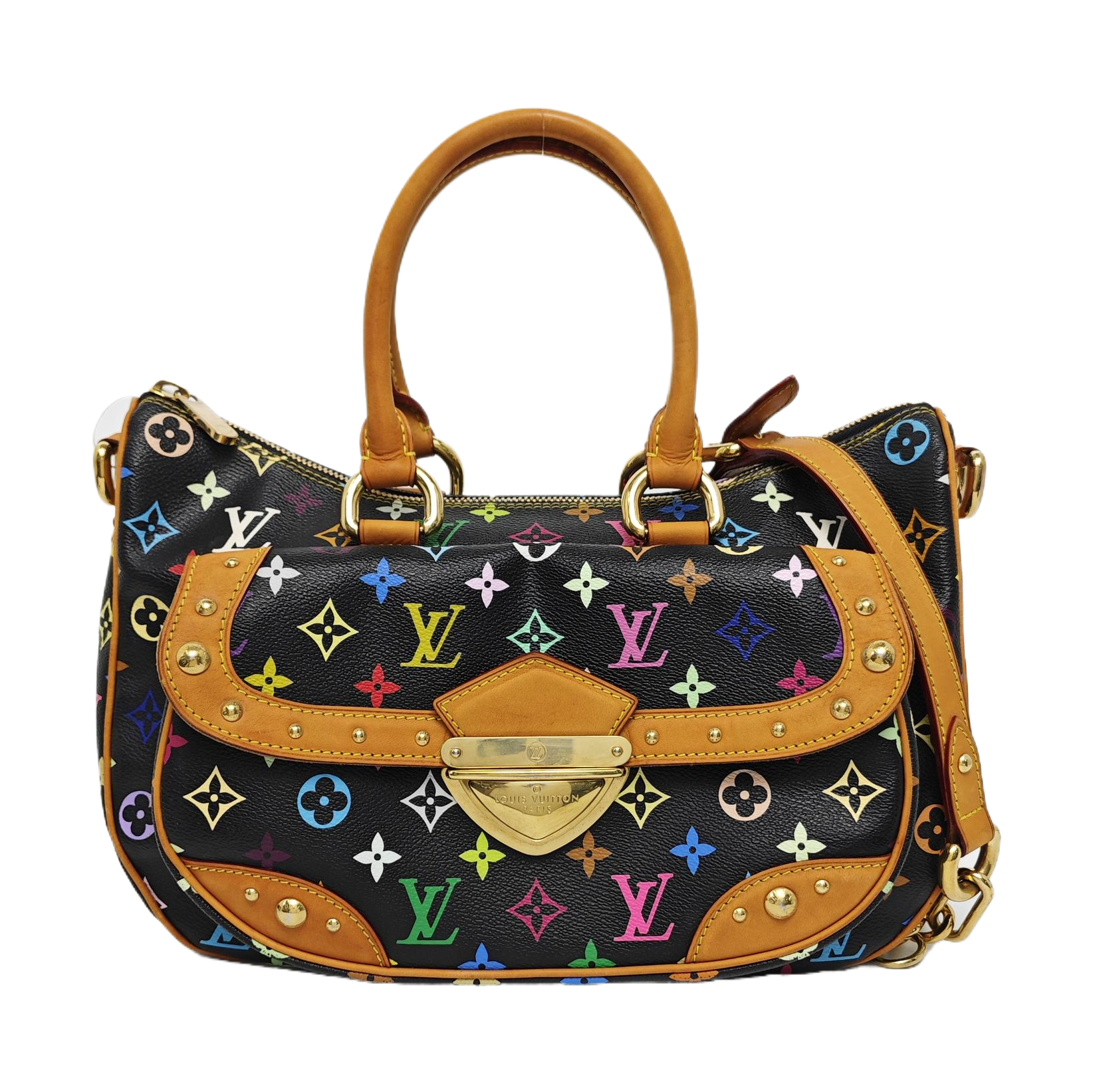 LV × TM RITA Monogram Coated Canvas Black