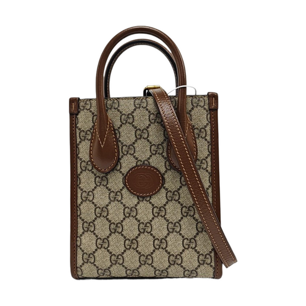 Retro Mini Monogram Coated Canvas Beige