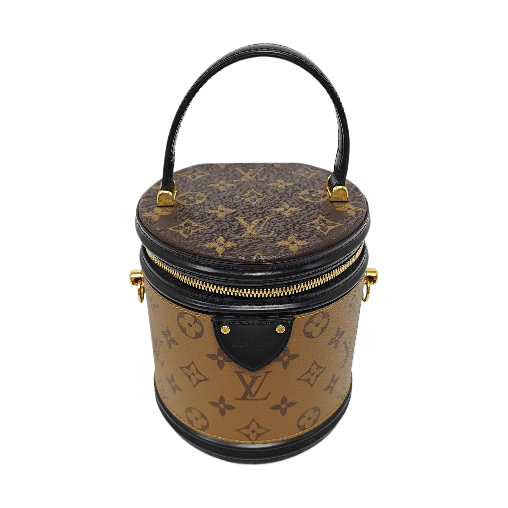 CANNES PM Monogram Coated Canvas Brown
