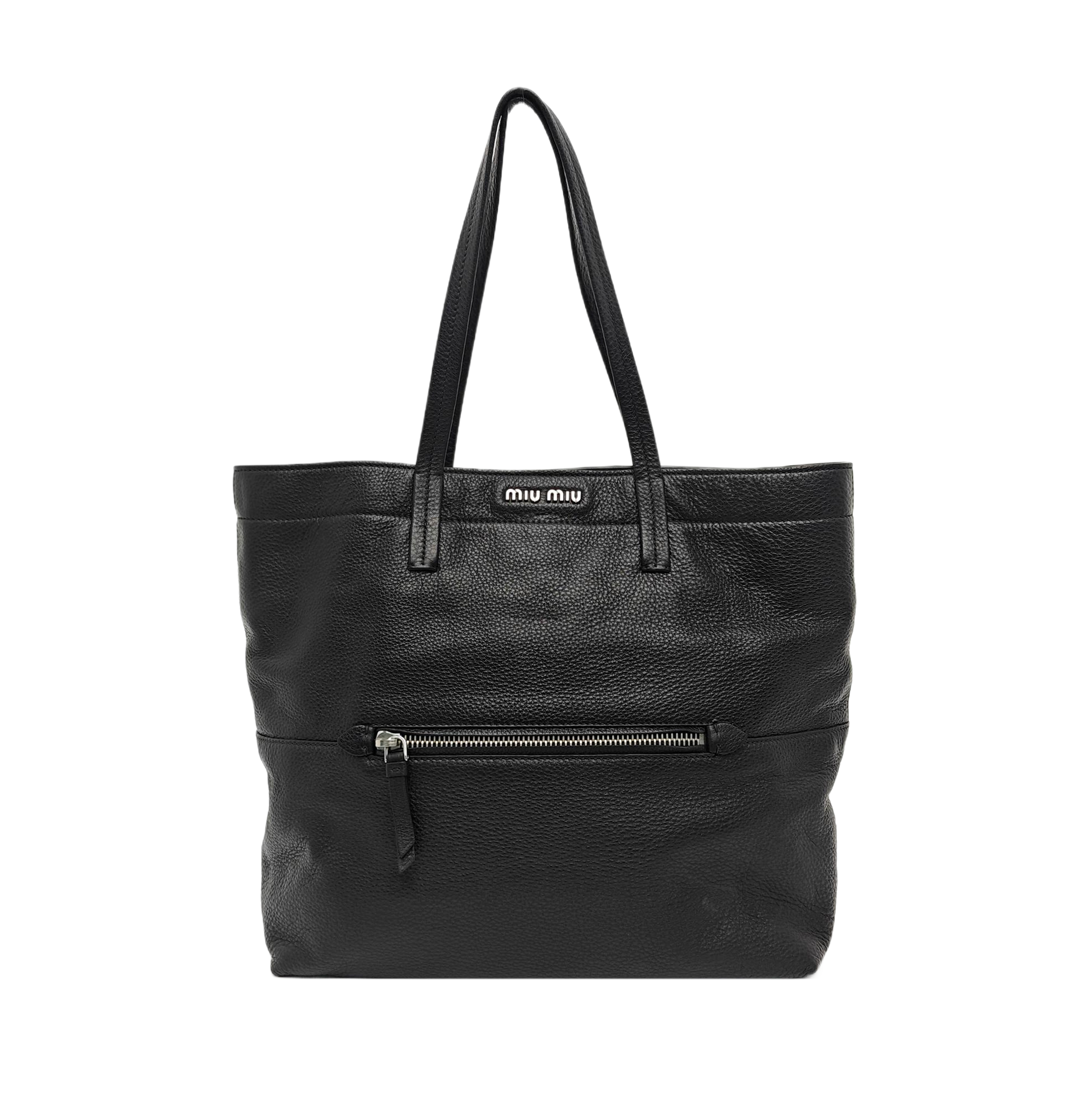 Calfskin Tote Bag Black