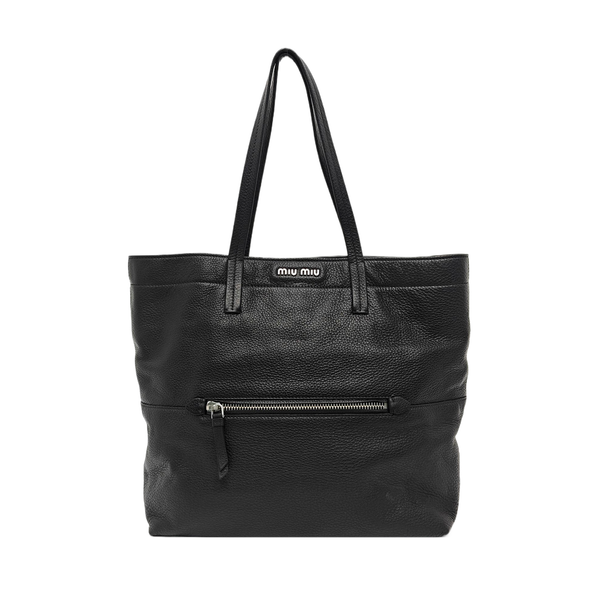 Calfskin Tote Bag Black