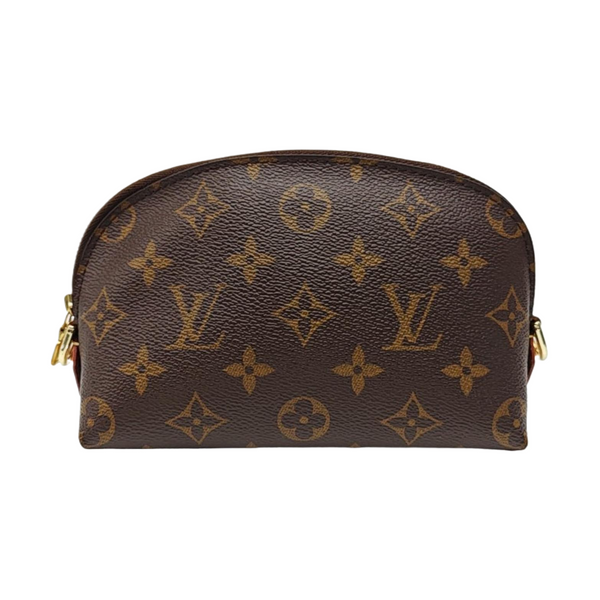 COSMETIC PM Monogram Coated Canvas Brown