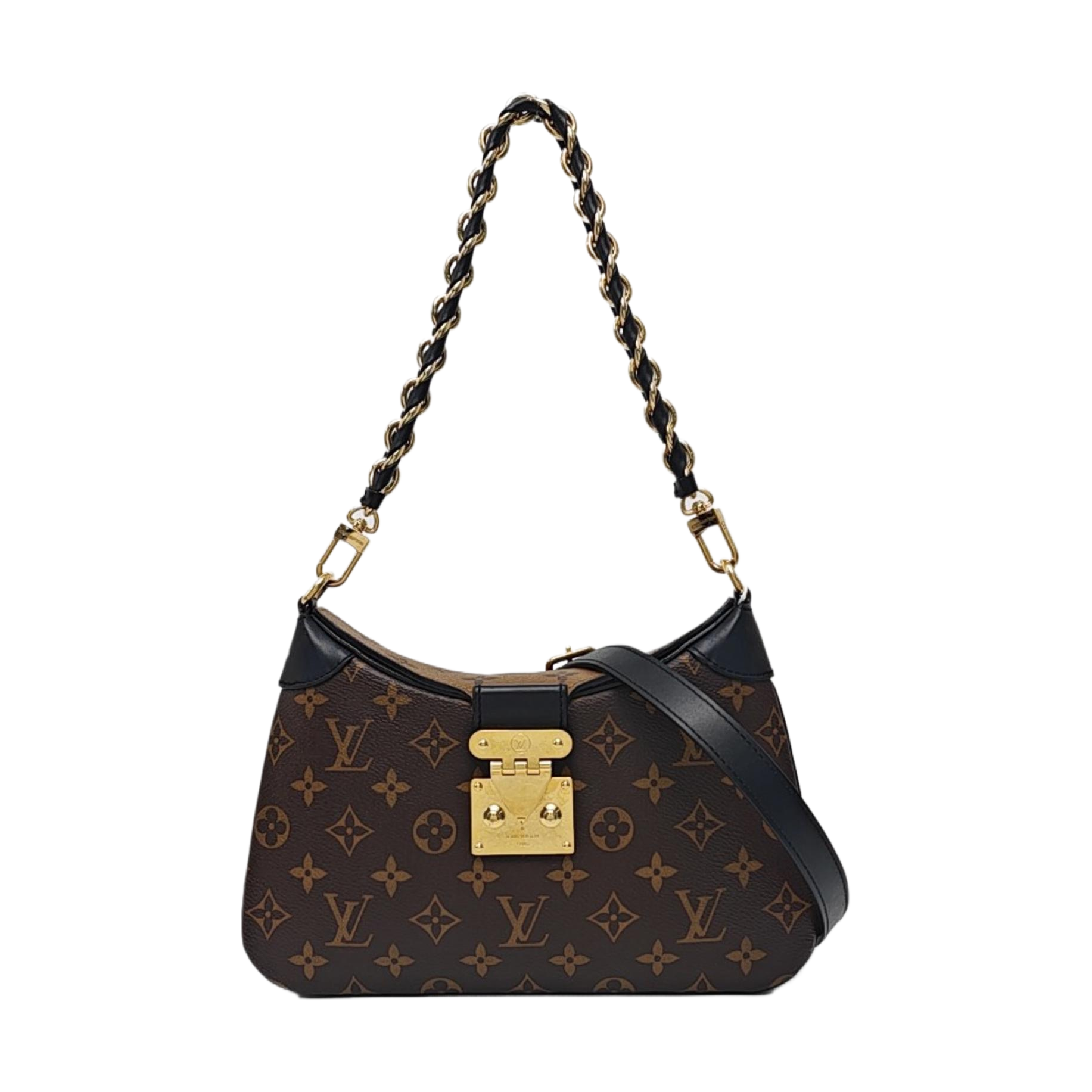 TWINNY Monogram Coated Canvas Brown
