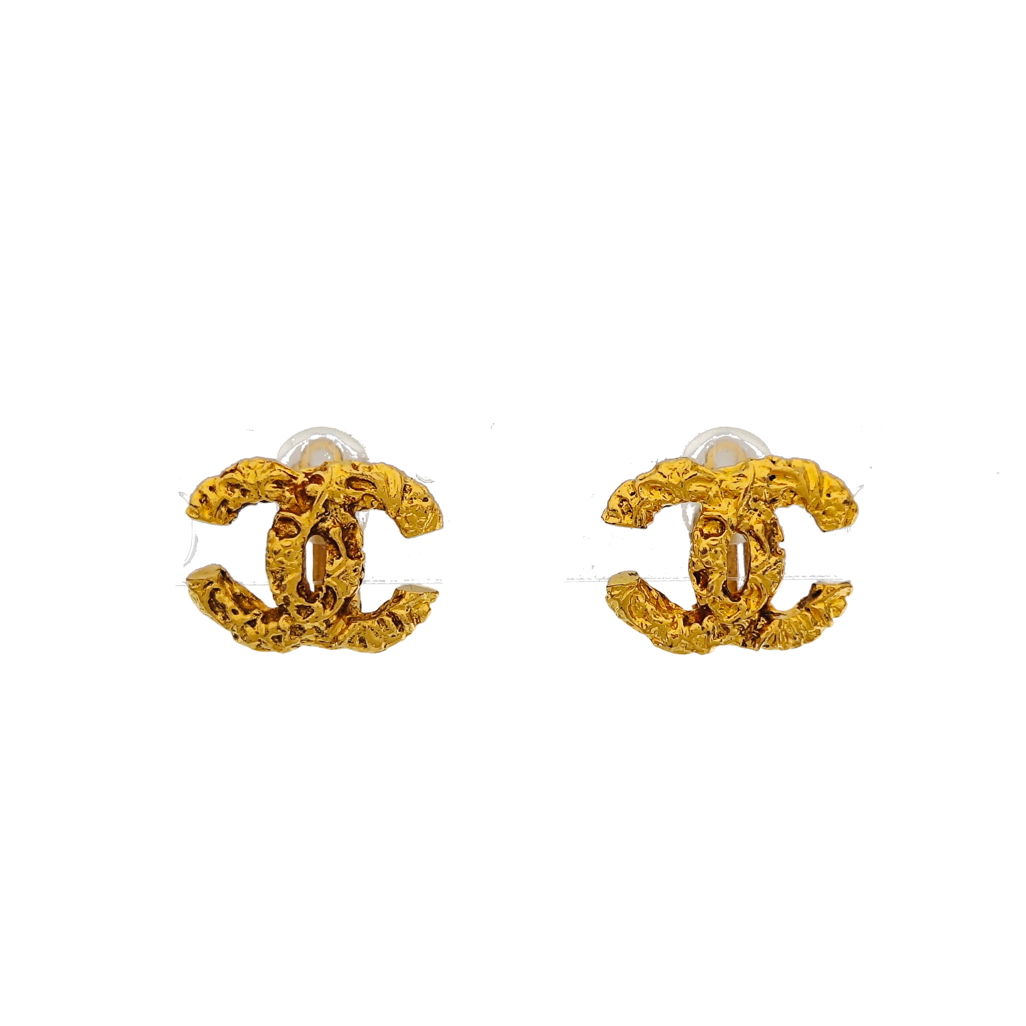 Metal Gold Clip On Earrings