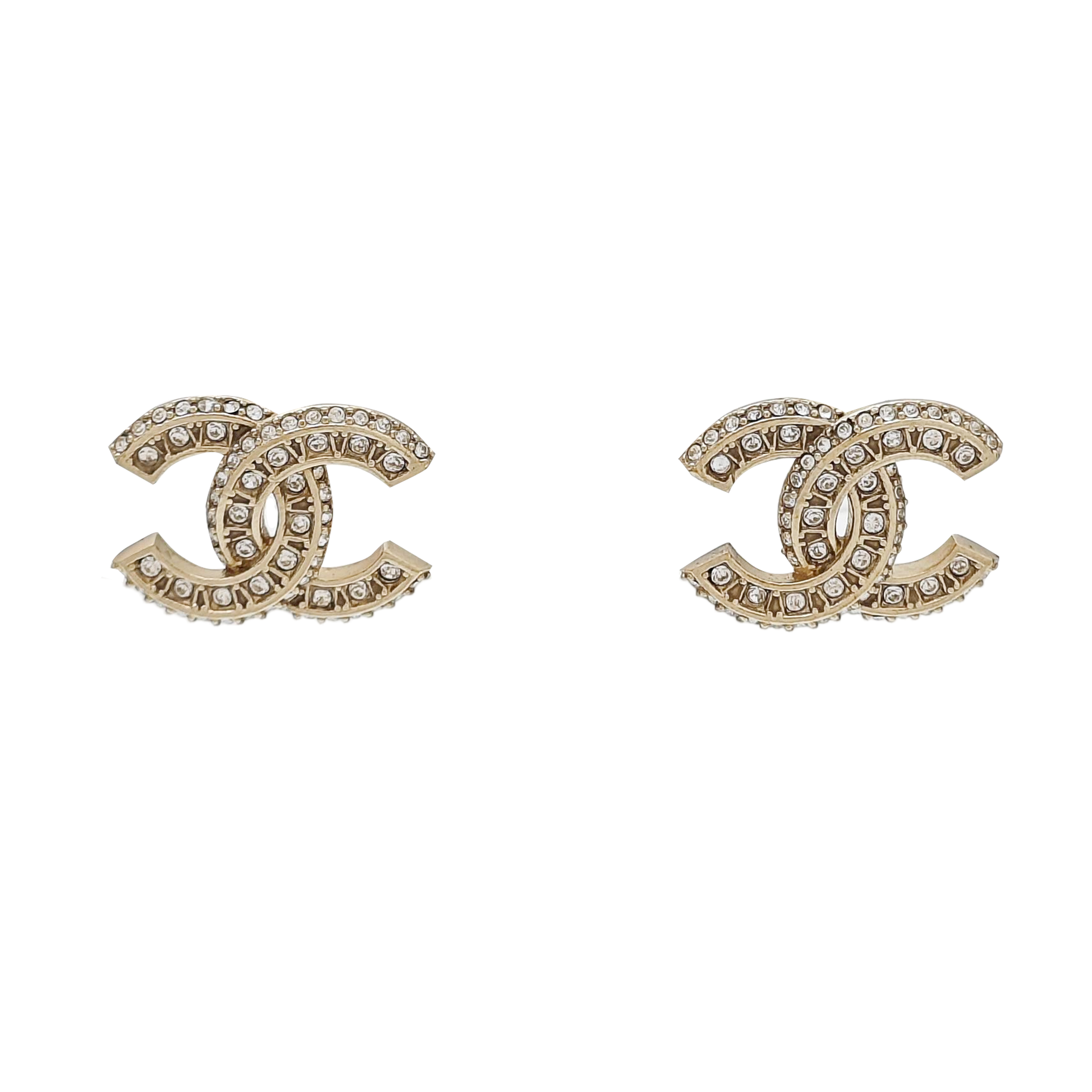 Metal Gold Stud Earrings