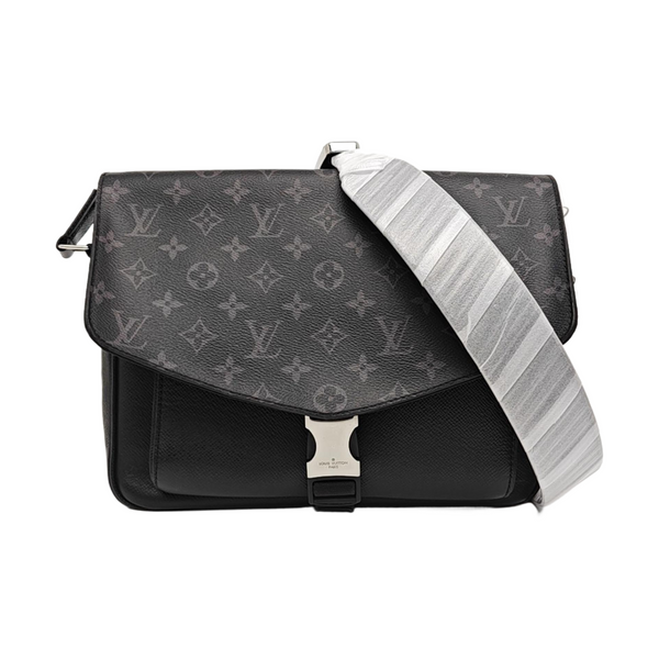 TAIGARAMA Monogram Coated Canvas Black