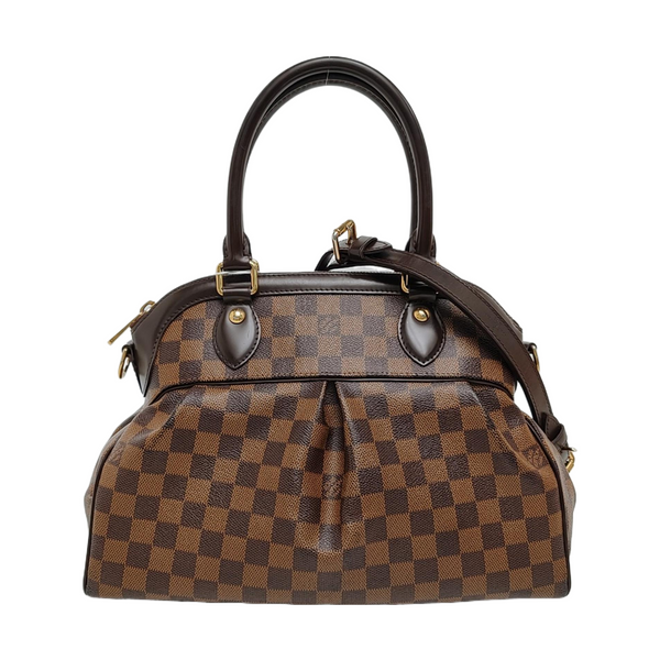 TREVI PM Damier Ebene Coated Canvas Brown