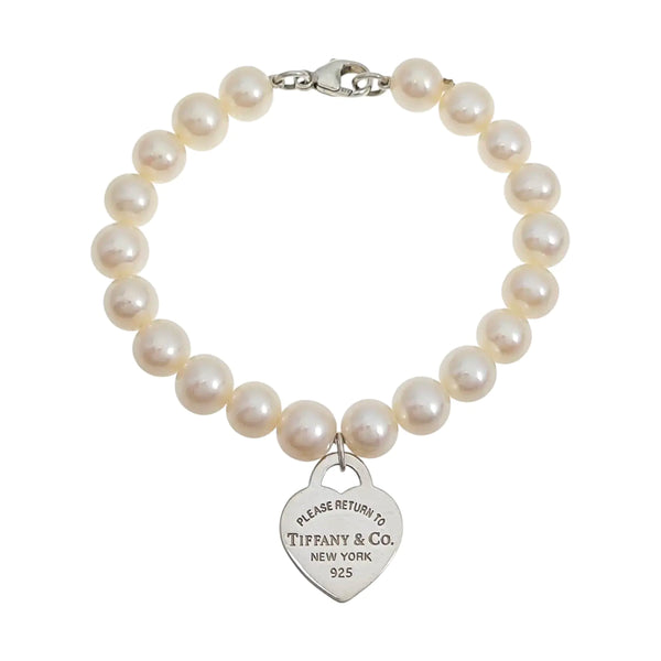Return To Tiffany 925 Sterling Silver White Bracelet