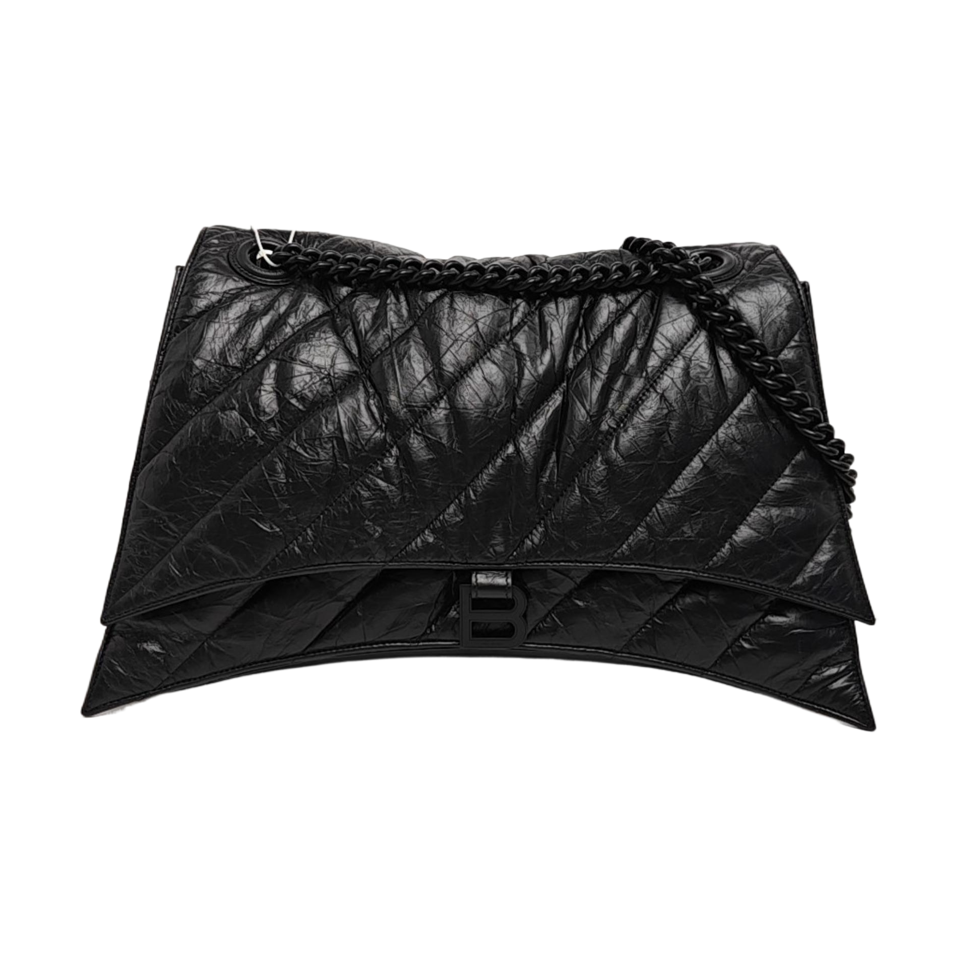 Crush Quilted Calfskin Black