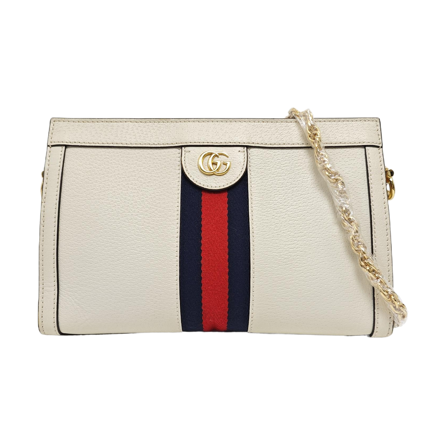 Ophidia Small Calfskin White