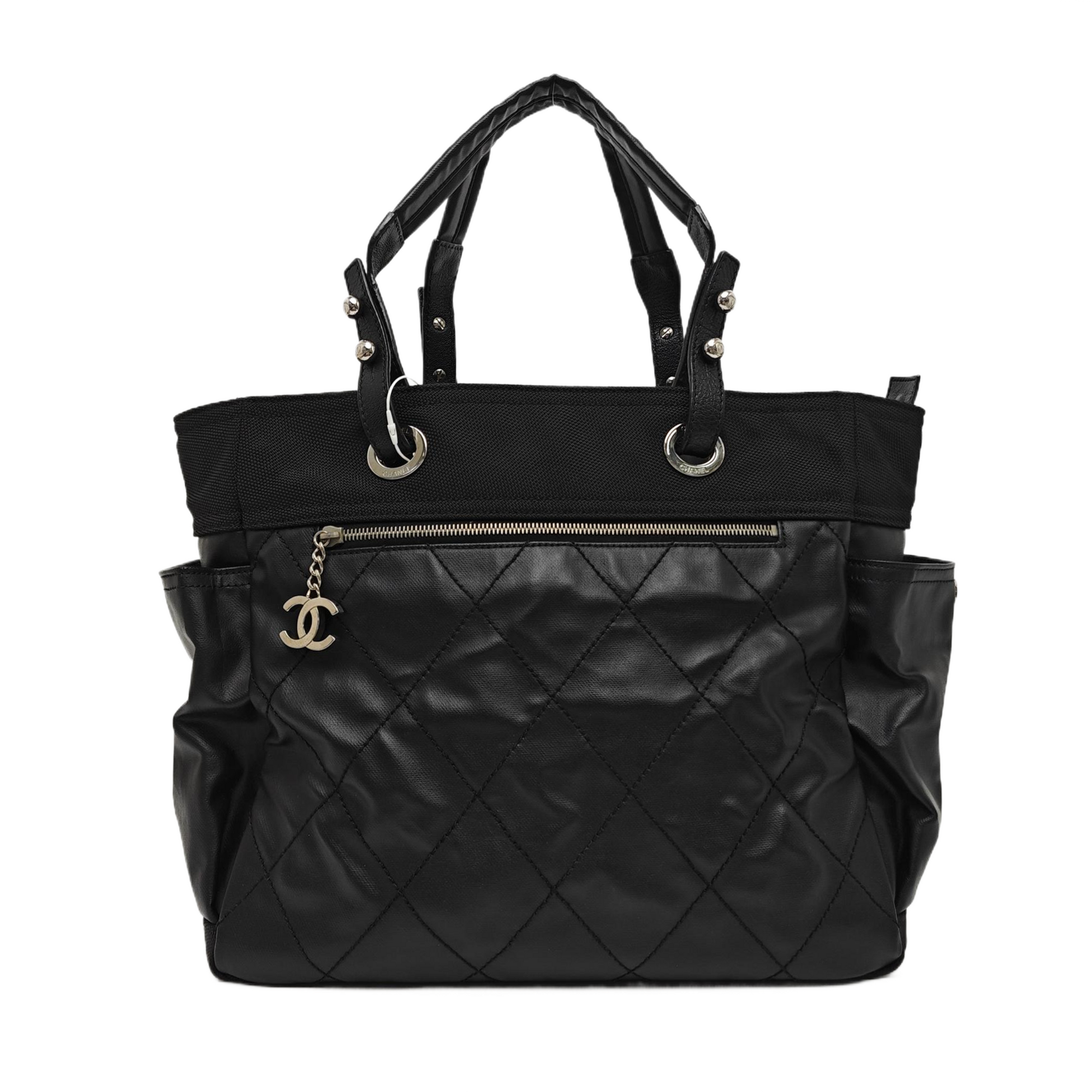 PARIS BIARRITZ Quilted Fabric Black
