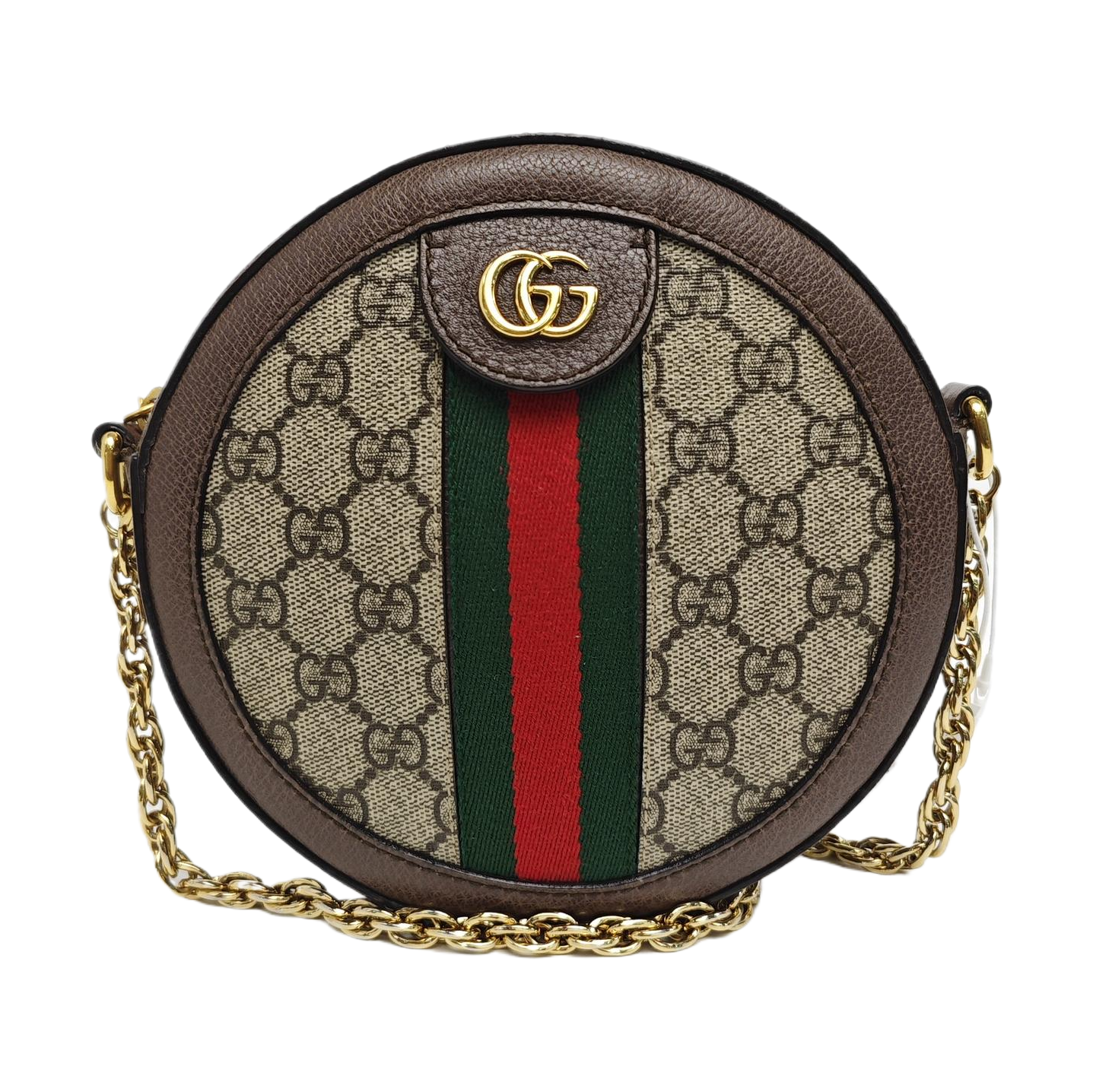 Ophidia Mini Monogram Coated Canvas Beige