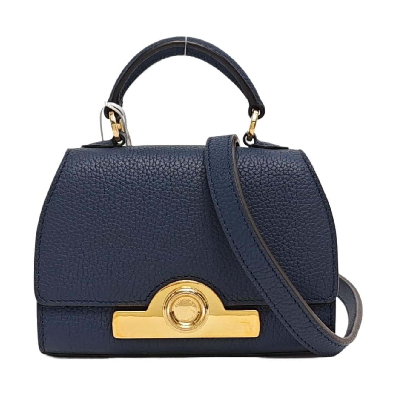 Calfskin Shoulder Bag Mini Blue