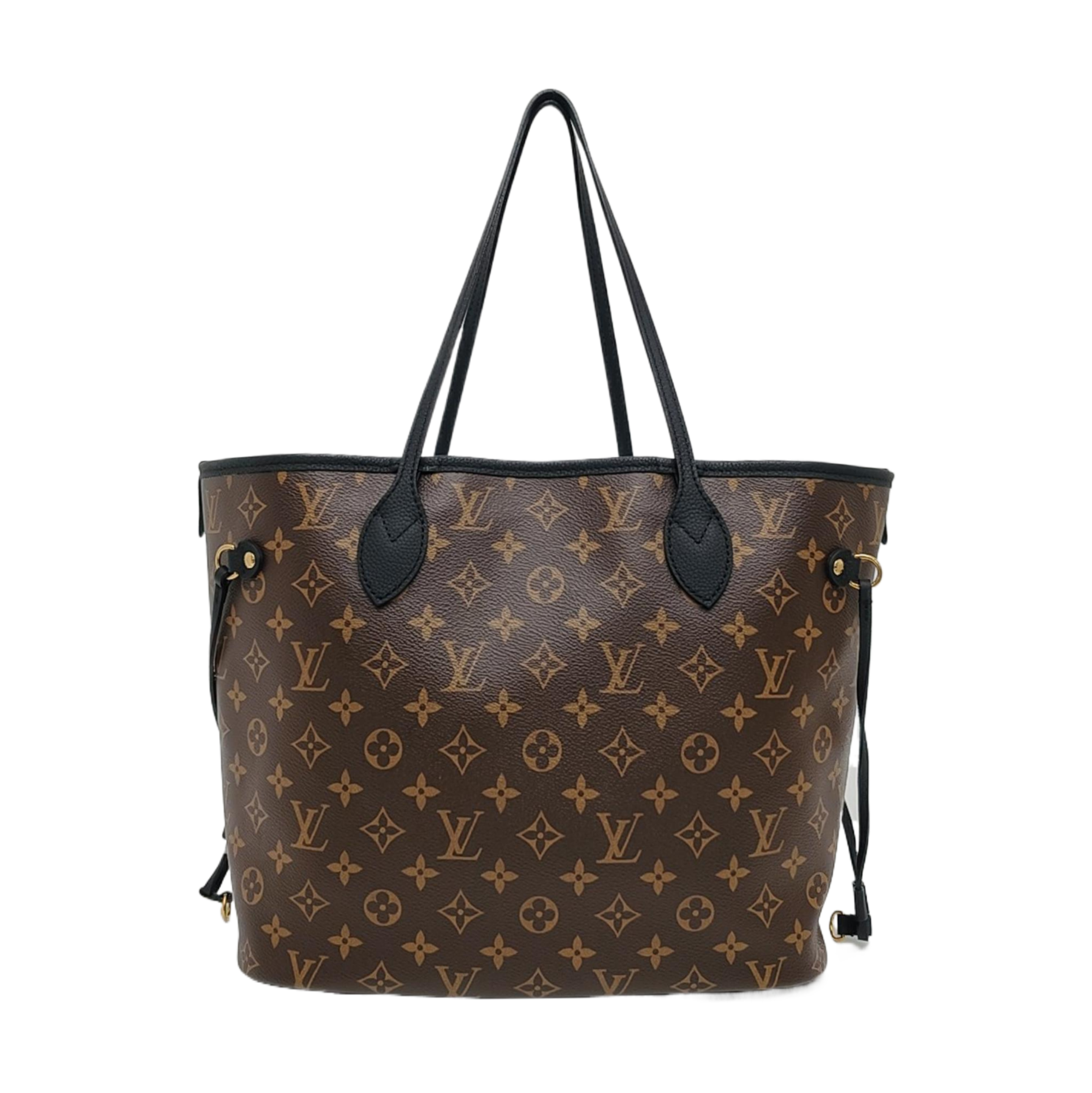 NEVERFULL INSIDE OUT MM Monogram Calfskin Black