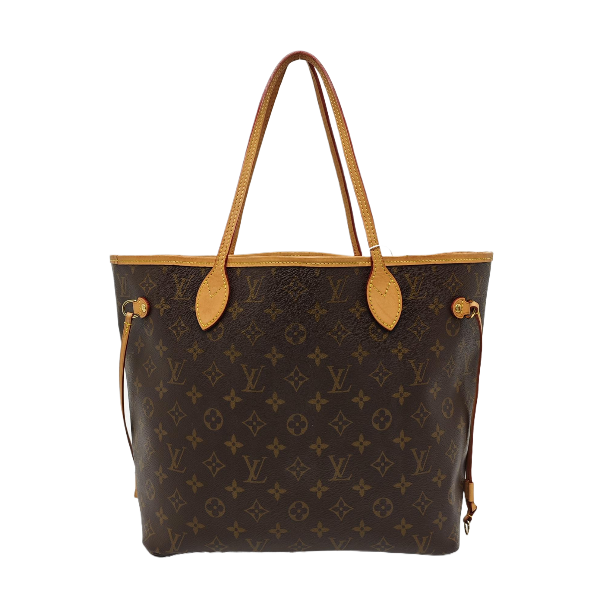 NEVERFULL MM Monogram Coated Canvas Brown