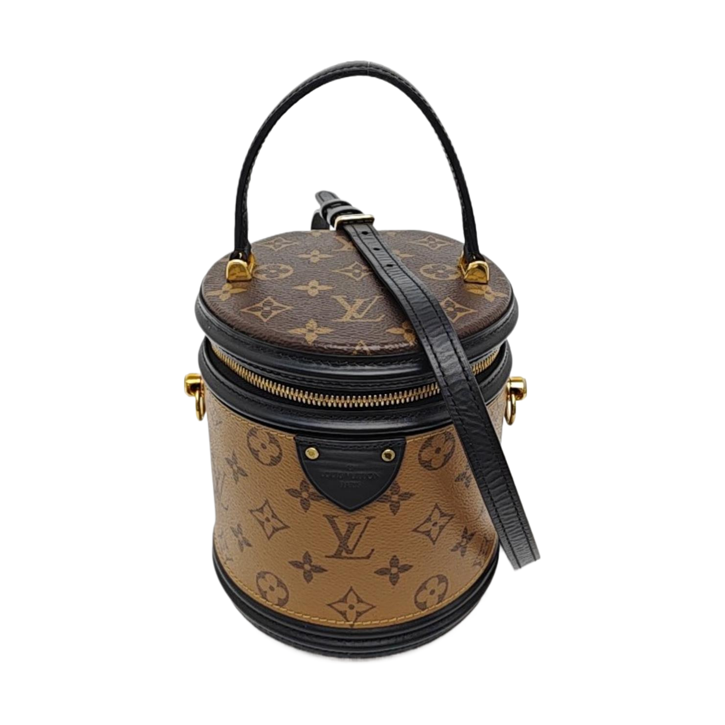 CANNES PM Monogram Coated Canvas Brown