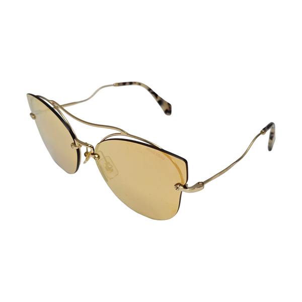 Metal Sunglasses Brown