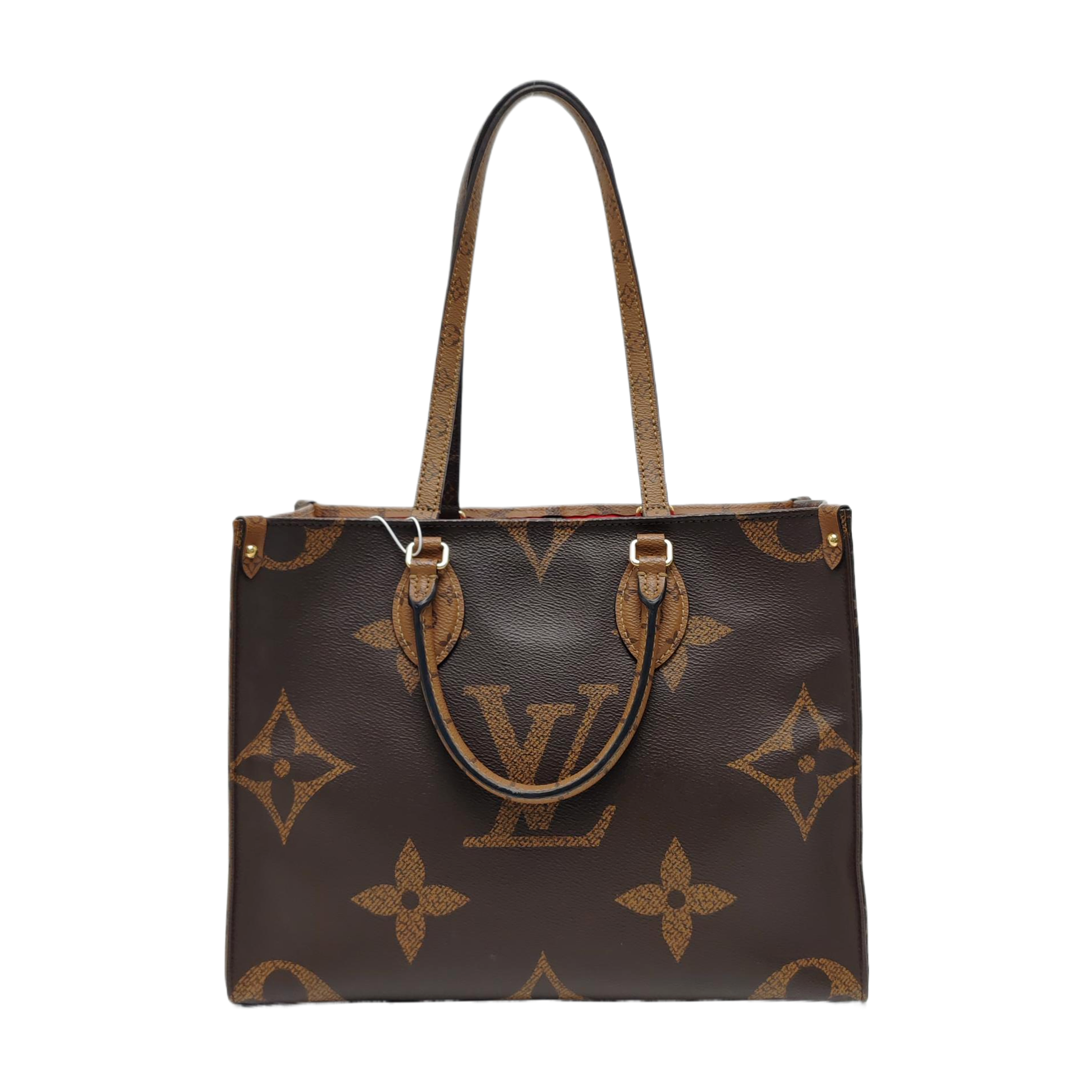 ONTHEGO MM Monogram Coated Canvas Brown