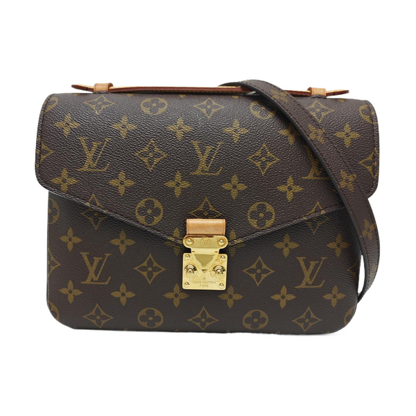 MÉTIS MM Monogram Coated Canvas Brown