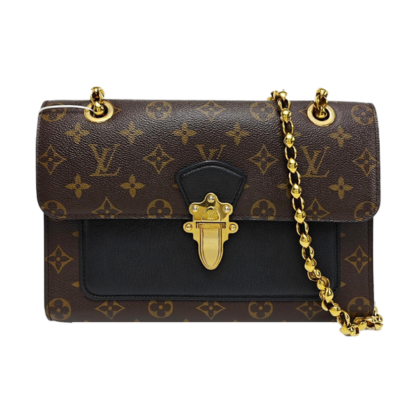 VICTOIRE Monogram Coated Canvas Brown