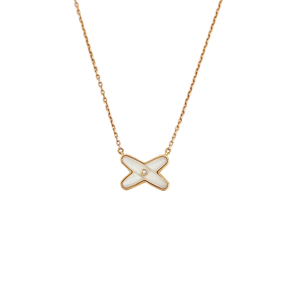Jeux De Liens 18k Rose Gold Necklace